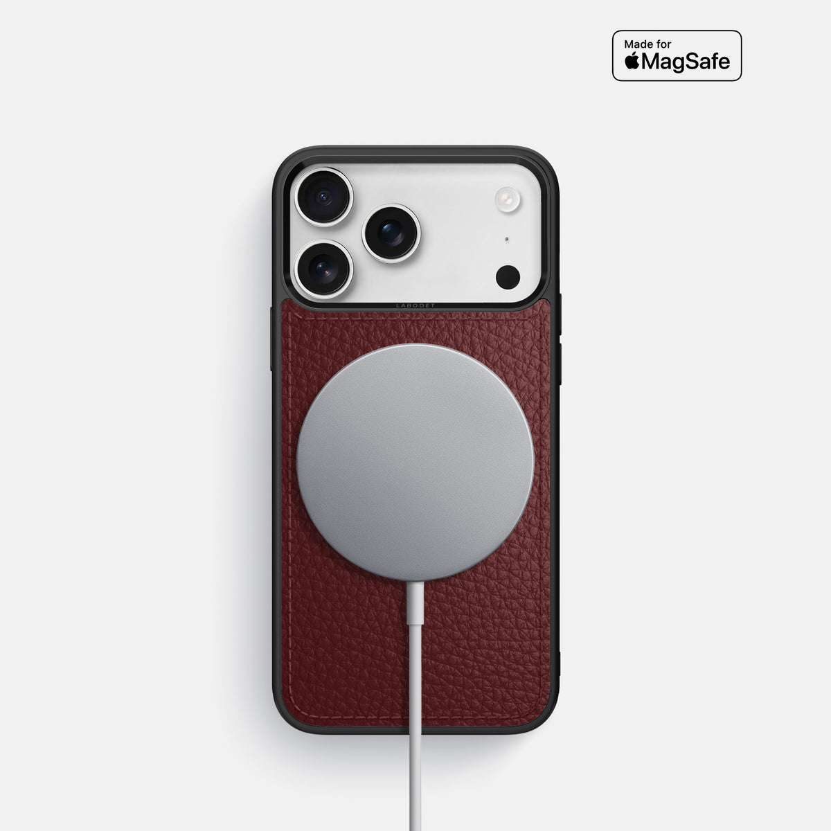 Sport Case For iPhone 17 Pro In Calf -5 | Bordeaux