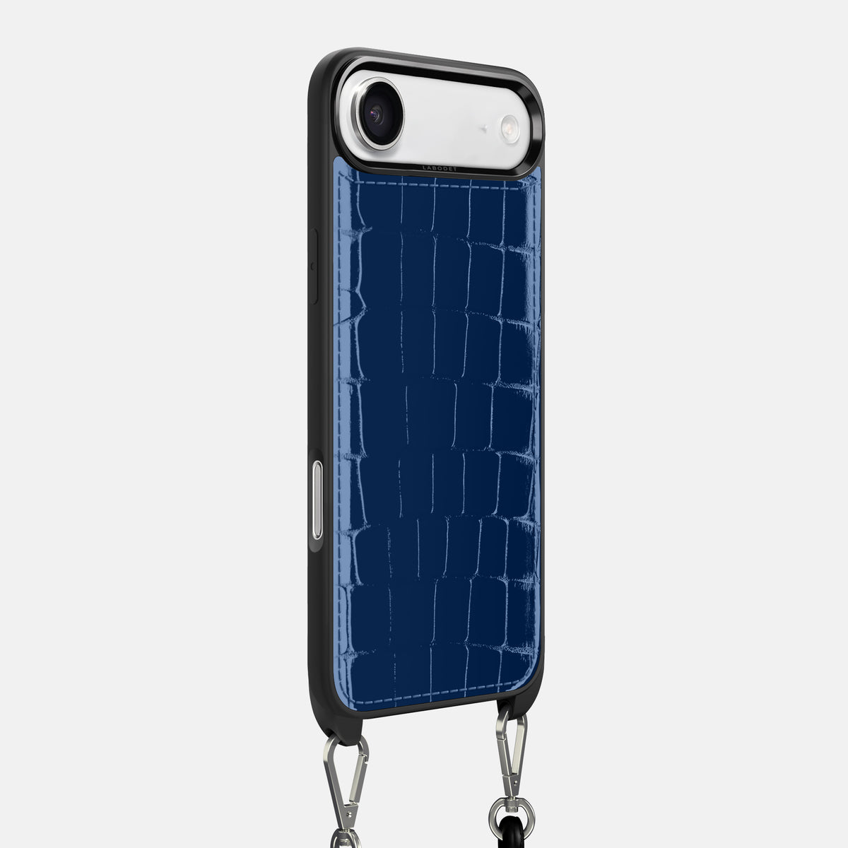Crossbody Sport Case For iPhone 17 Air In Shiny Alligator -2 | Mediterranean