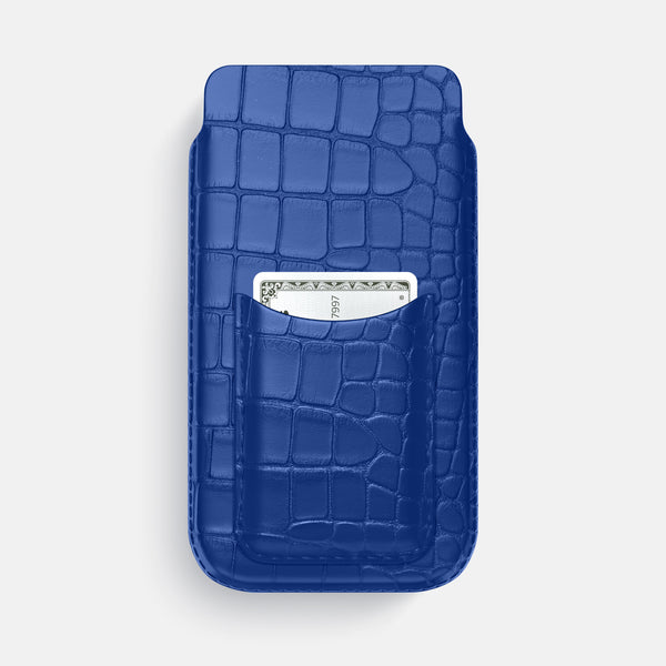 Pouch Card Case For iPhone 17 Pro Max In Alligator
