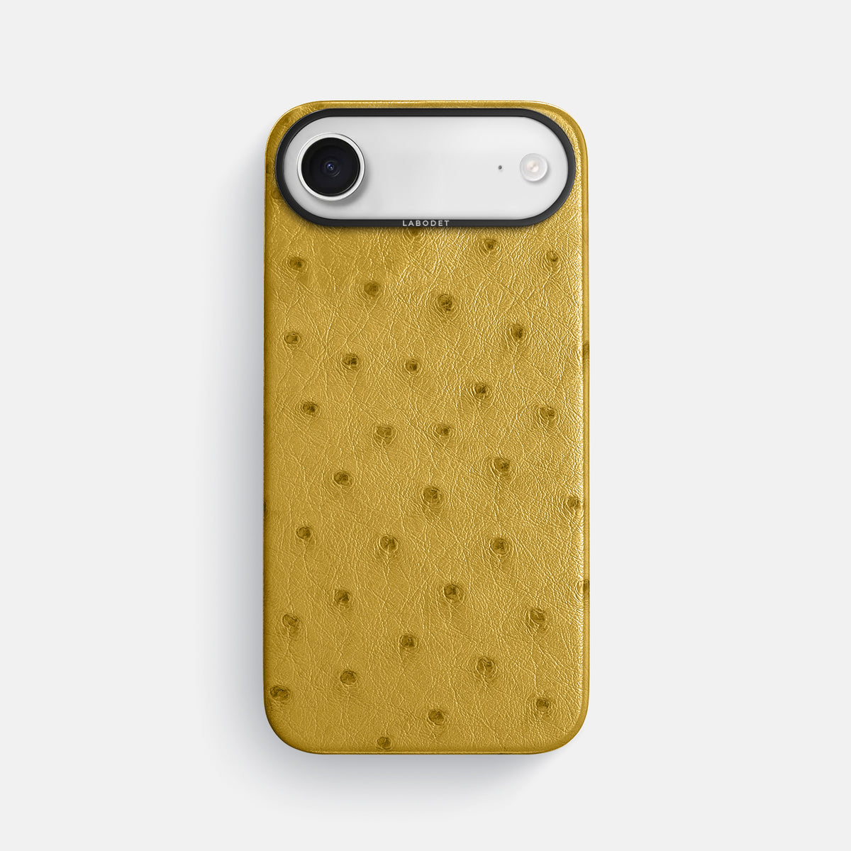 Classic Case For iPhone 17 Air In Ostrich -1 | Gold-Black