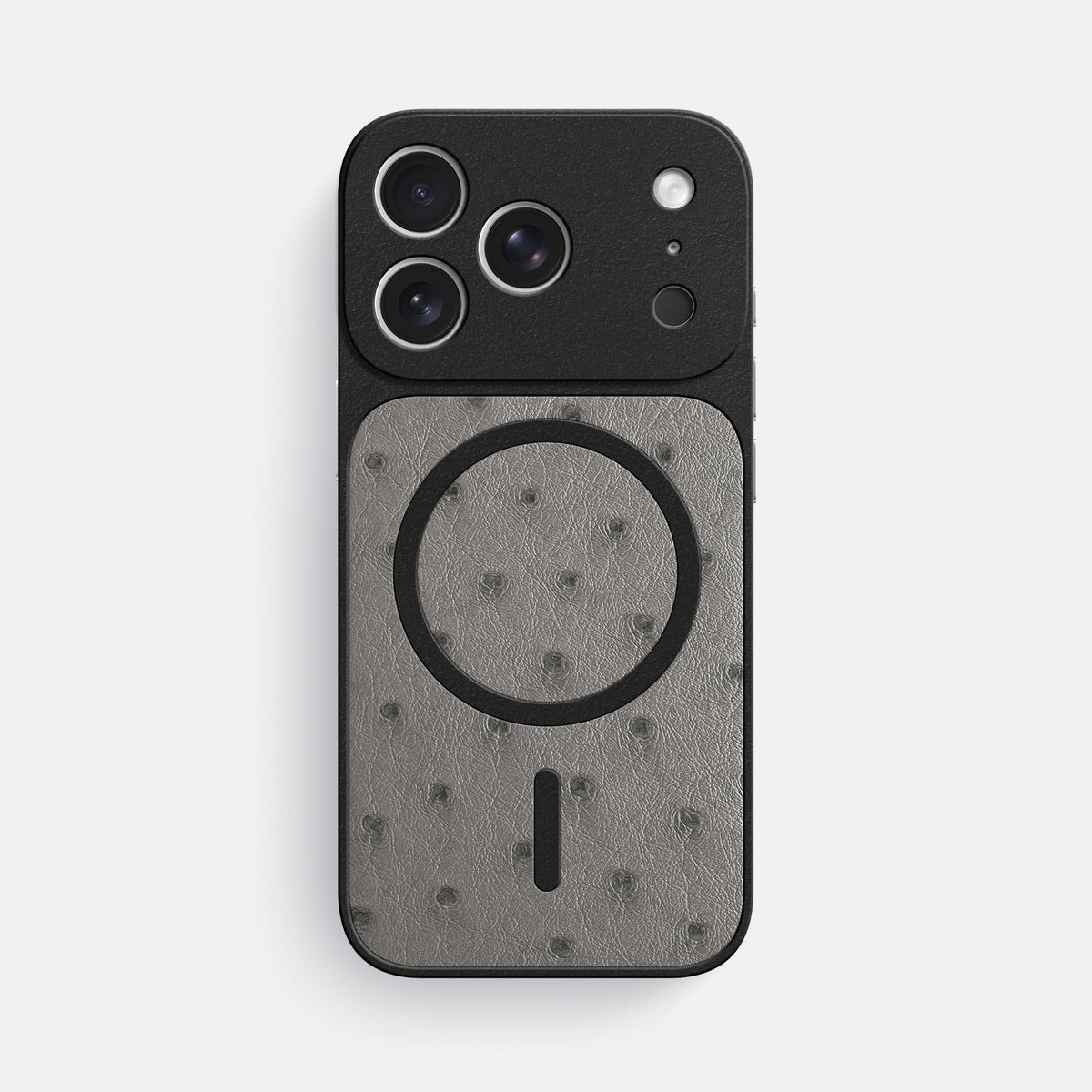 MagSafe Mask For iPhone 18 Pro Max In Ostrich -3 | Grey