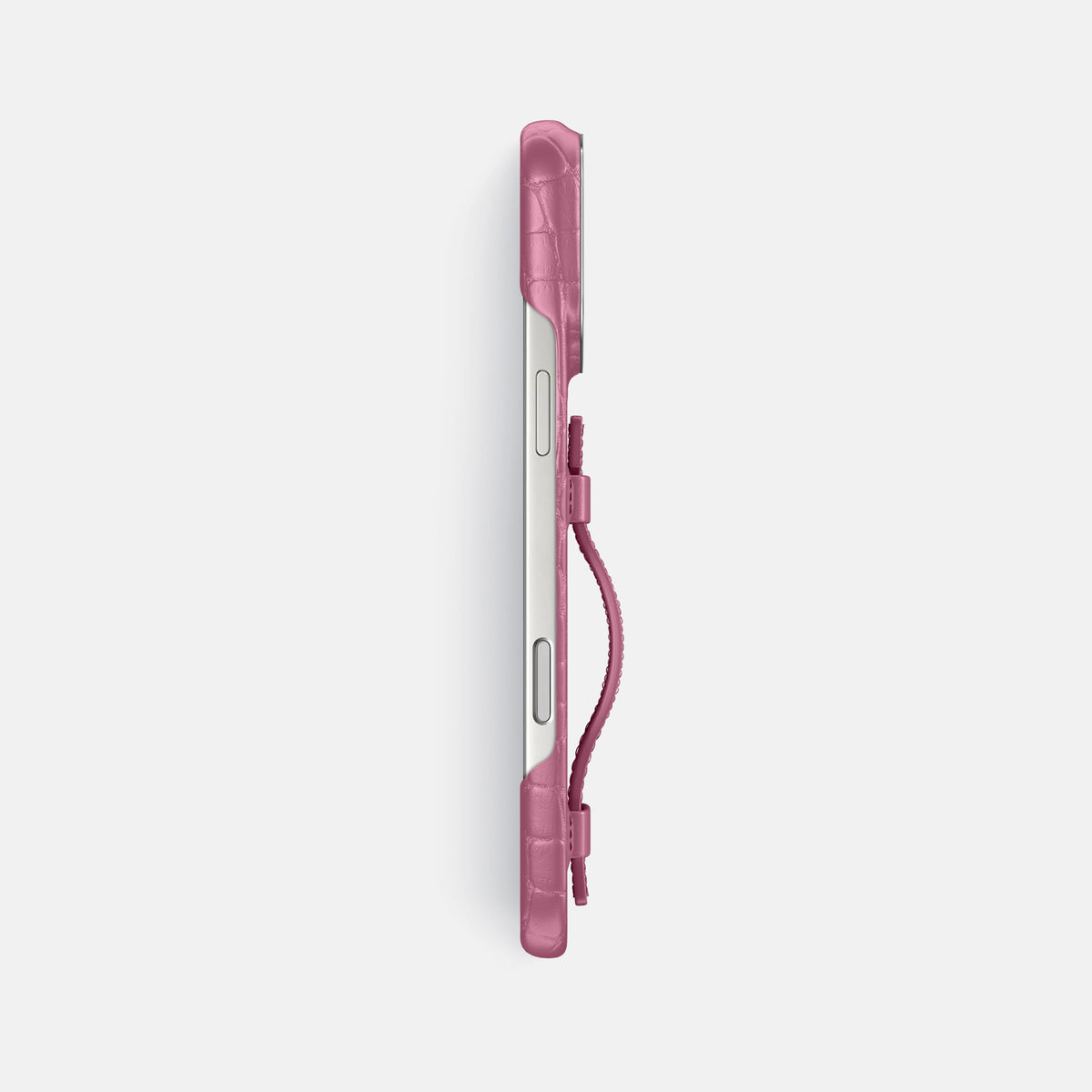 Handle Case For iPhone 17 Pro Max In Alligator -3 | Pink-Lagoon-Steel