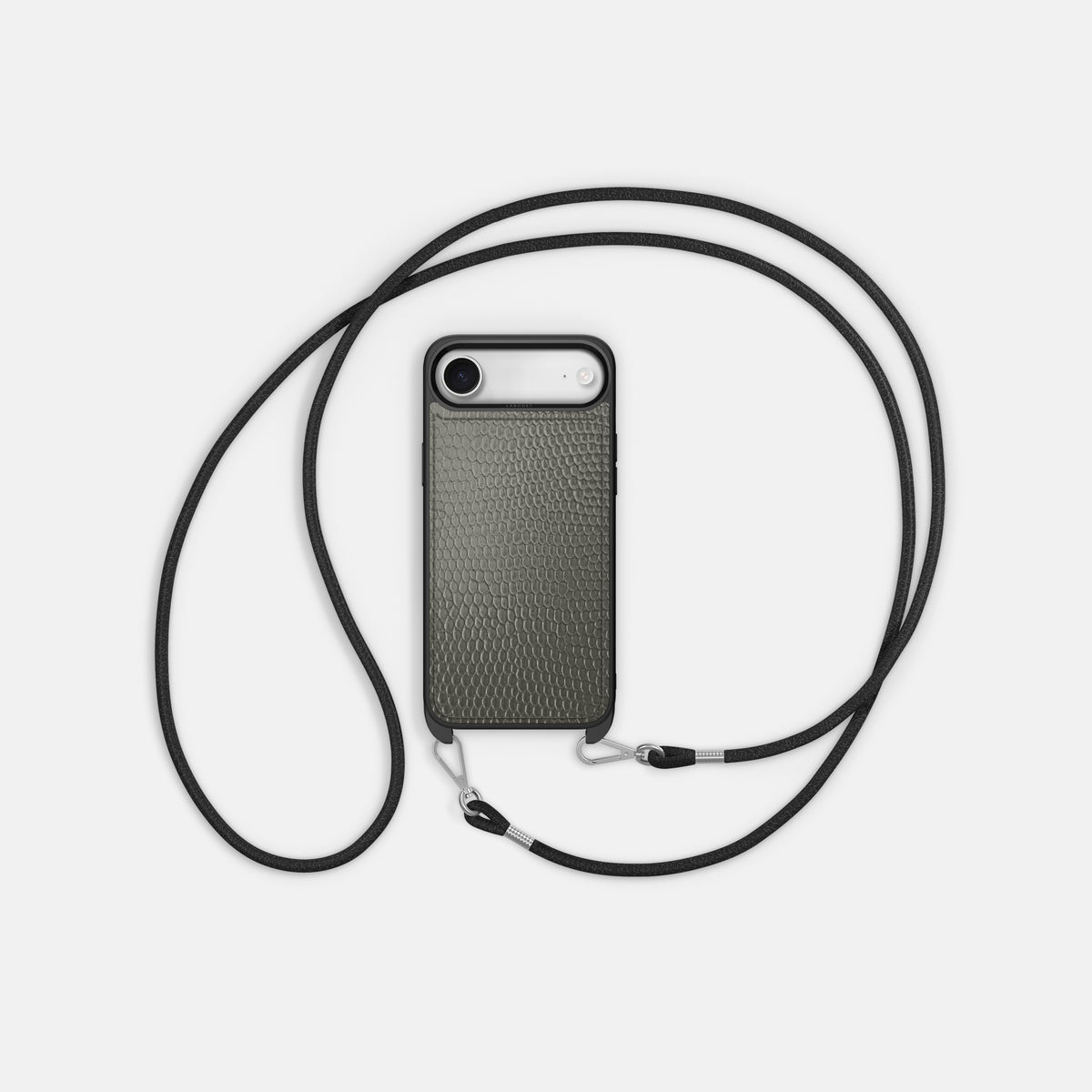 Crossbody Sport Case For iPhone 17 Air In Lizard -5 | Grey