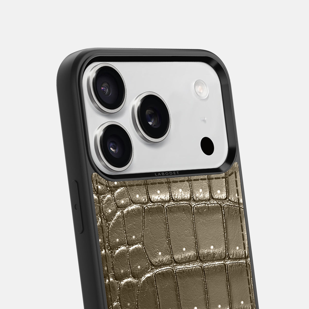 Sport Case For iPhone 18 Pro In Porosus Crocodile -6 | Bronze