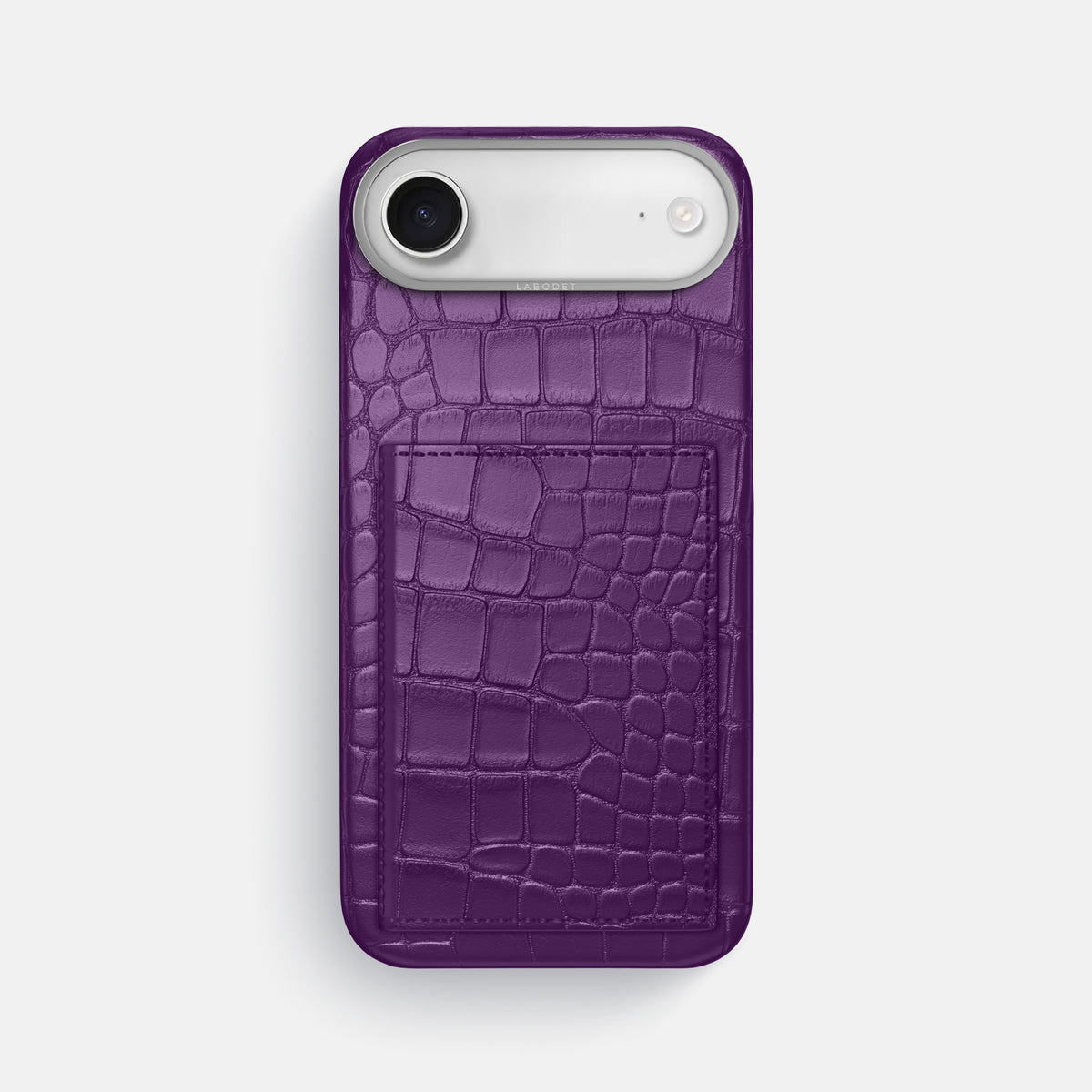Bi-Fold Case For iPhone 17 Air In Alligator -1 | Purple-Steel