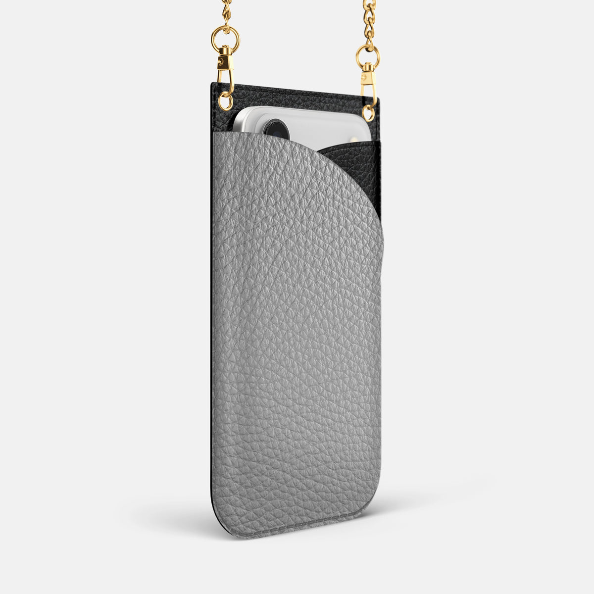Crossbody Bag For iPhone 17 Pro Max In Calf -2 | Nuage-Gold