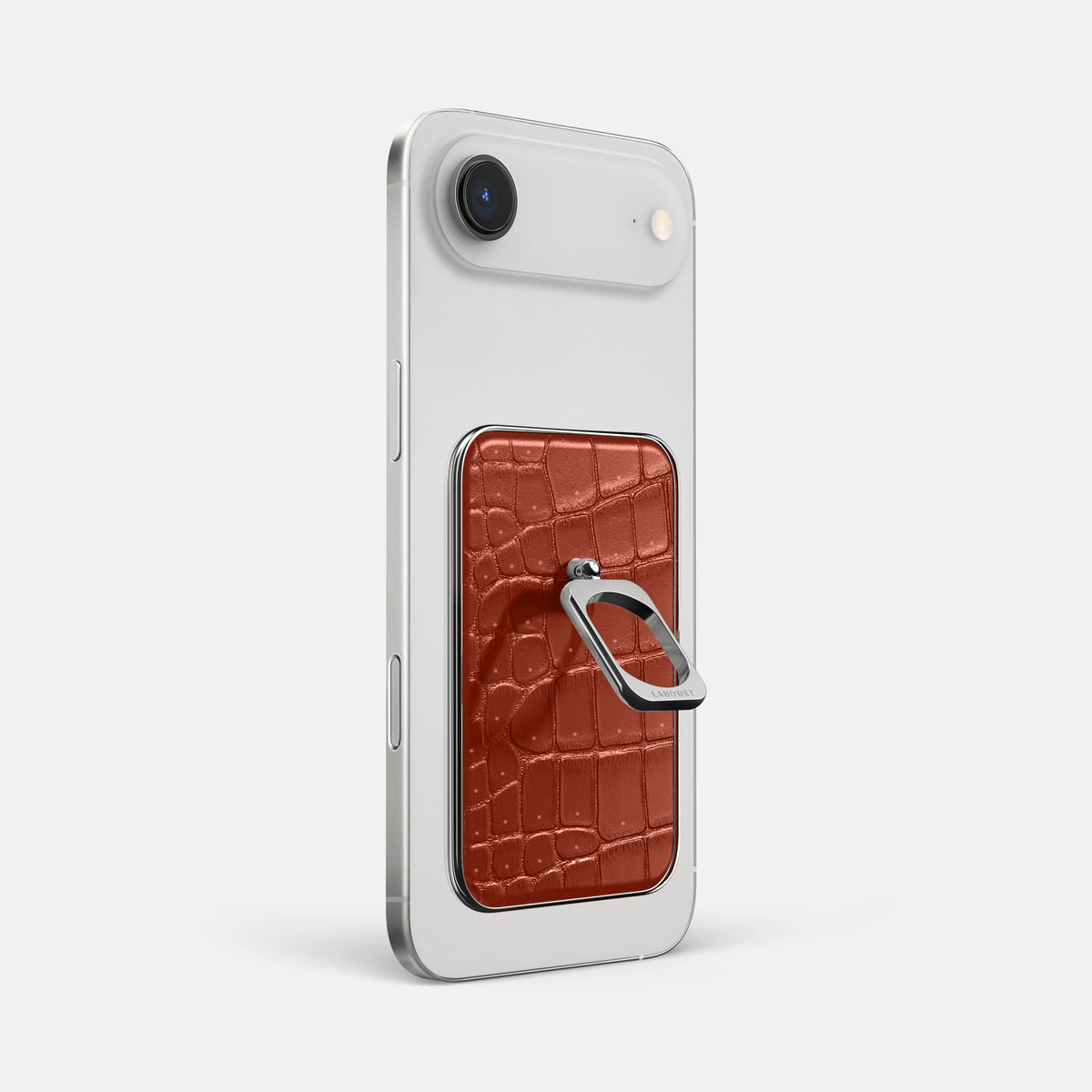 MagSafe Ring For iPhone 17 Air In Porosus Crocodile -1 | Nuts-Steel