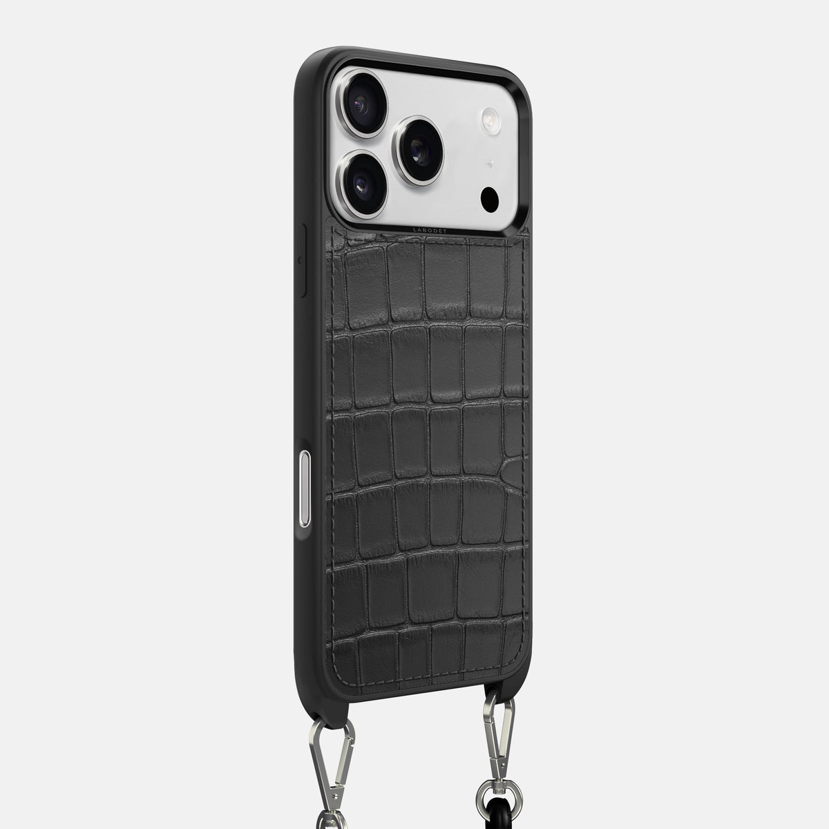 Crossbody Sport Case For iPhone 18 Pro Max In Alligator -2 | Grey