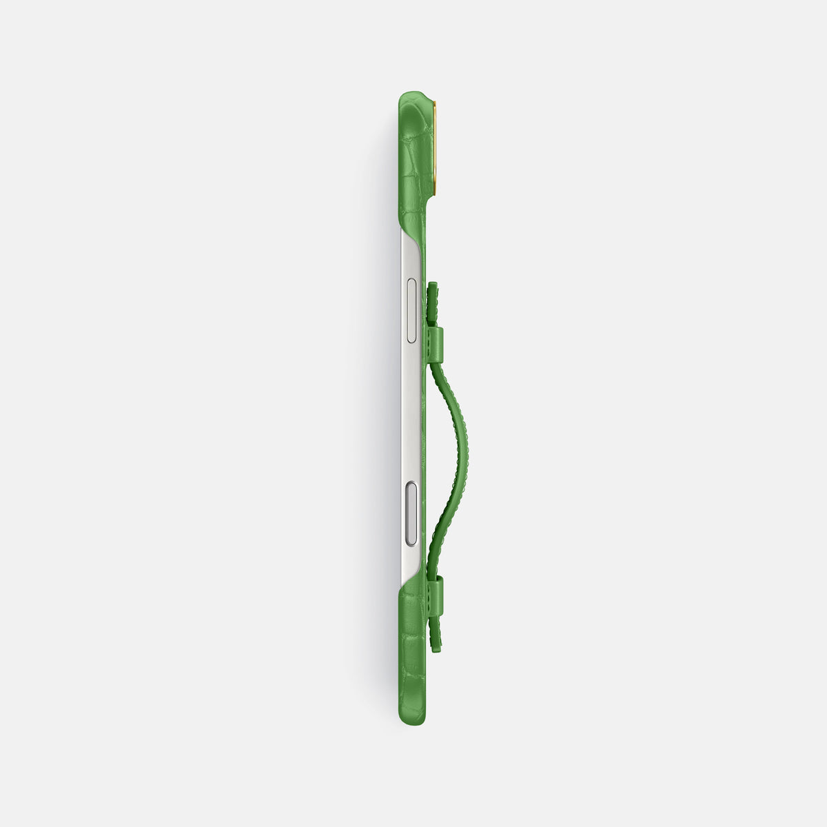 Handle Case For iPhone 17 Air In Alligator -3 | Apple-Green-Gold