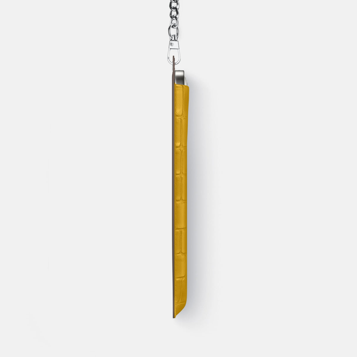 Crossbody Bag For iPhone 18 Pro In Alligator -4 | Yellow-Steel