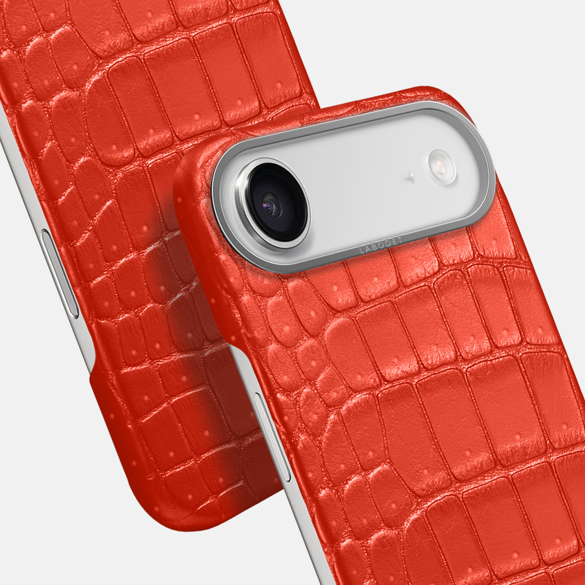 Classic Case For iPhone 17 Air In Porosus Crocodile -6 | Rust-Steel