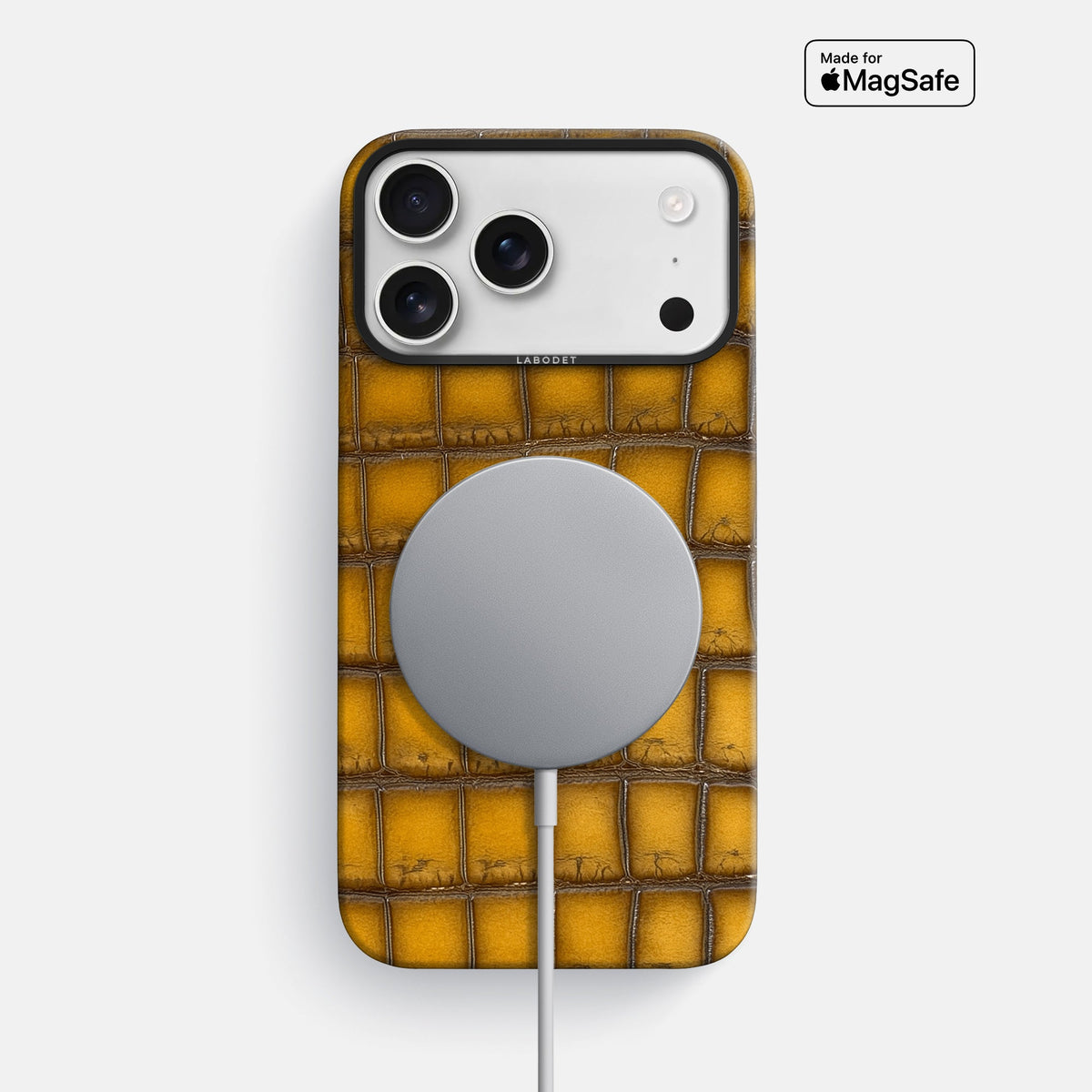 Classic Case For iPhone 18 Pro Max In Patina Alligator -5 | Sydney-Black