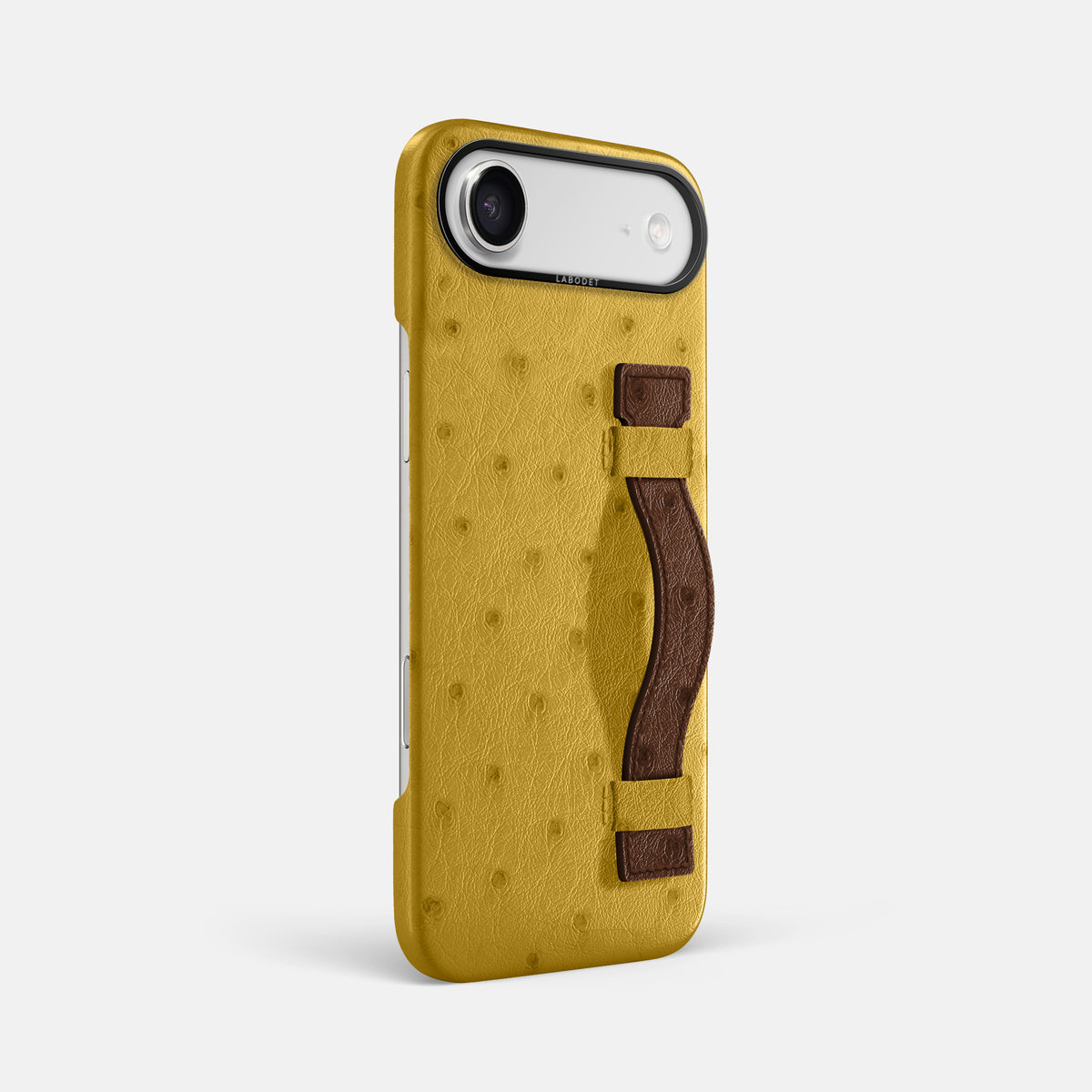 Handle Case Coloré For iPhone 17 Air In Ostrich -2 | Gold-Black