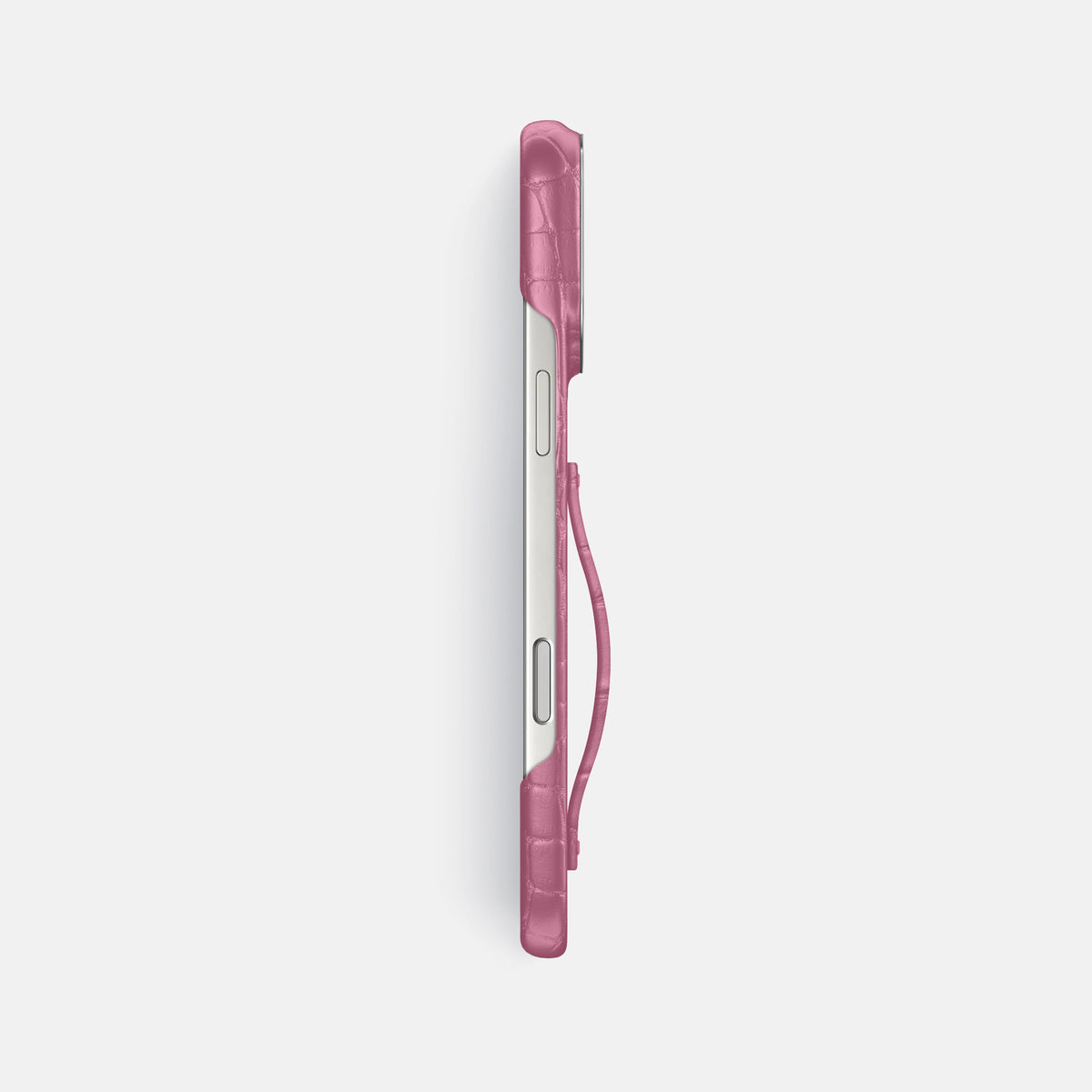 Finger Case For iPhone 17 Pro Max In Alligator -3 | Pink-Lagoon-Steel