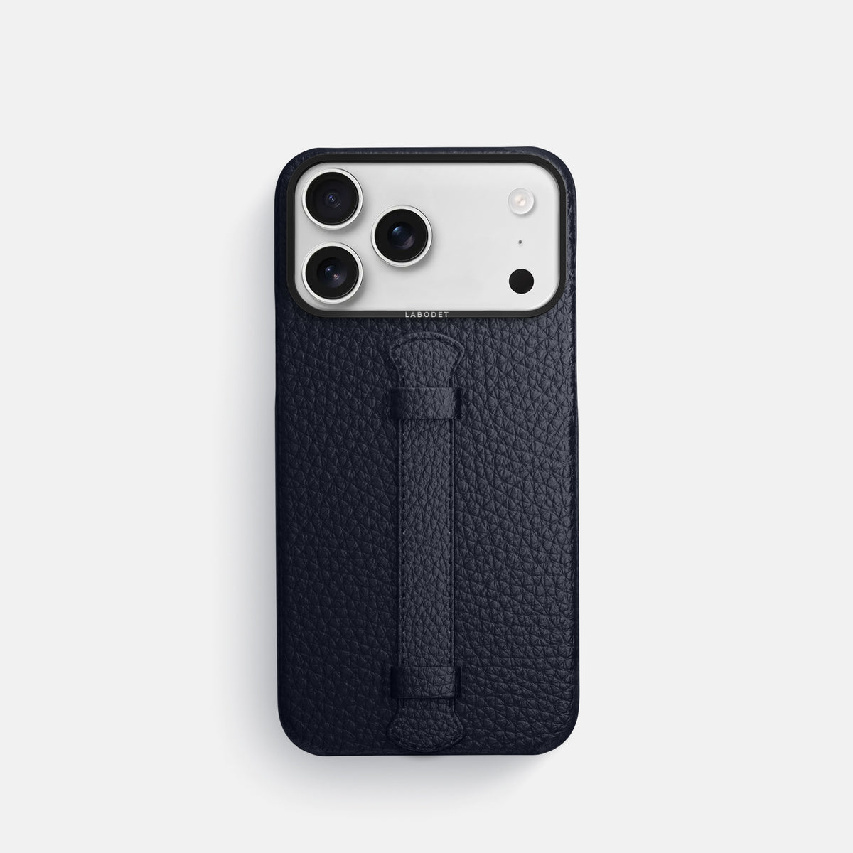 Center Handle For iPhone 17 Pro In Calf -1 | Marine-Black