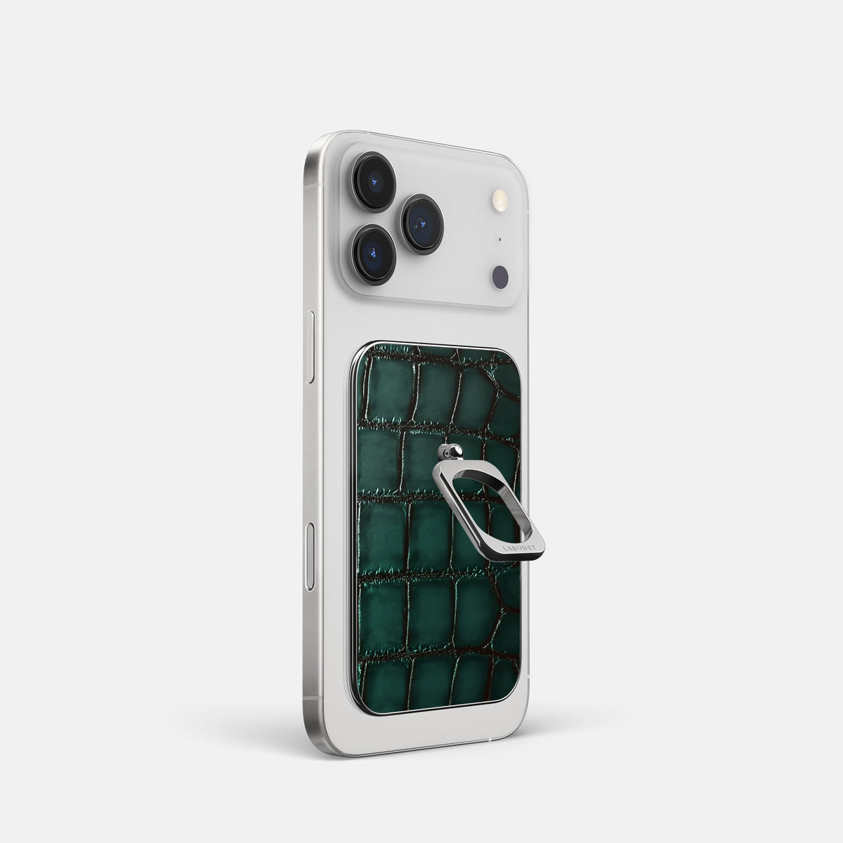 MagSafe Ring For iPhone 18 Pro In Patina Alligator -1 | Green-Steel