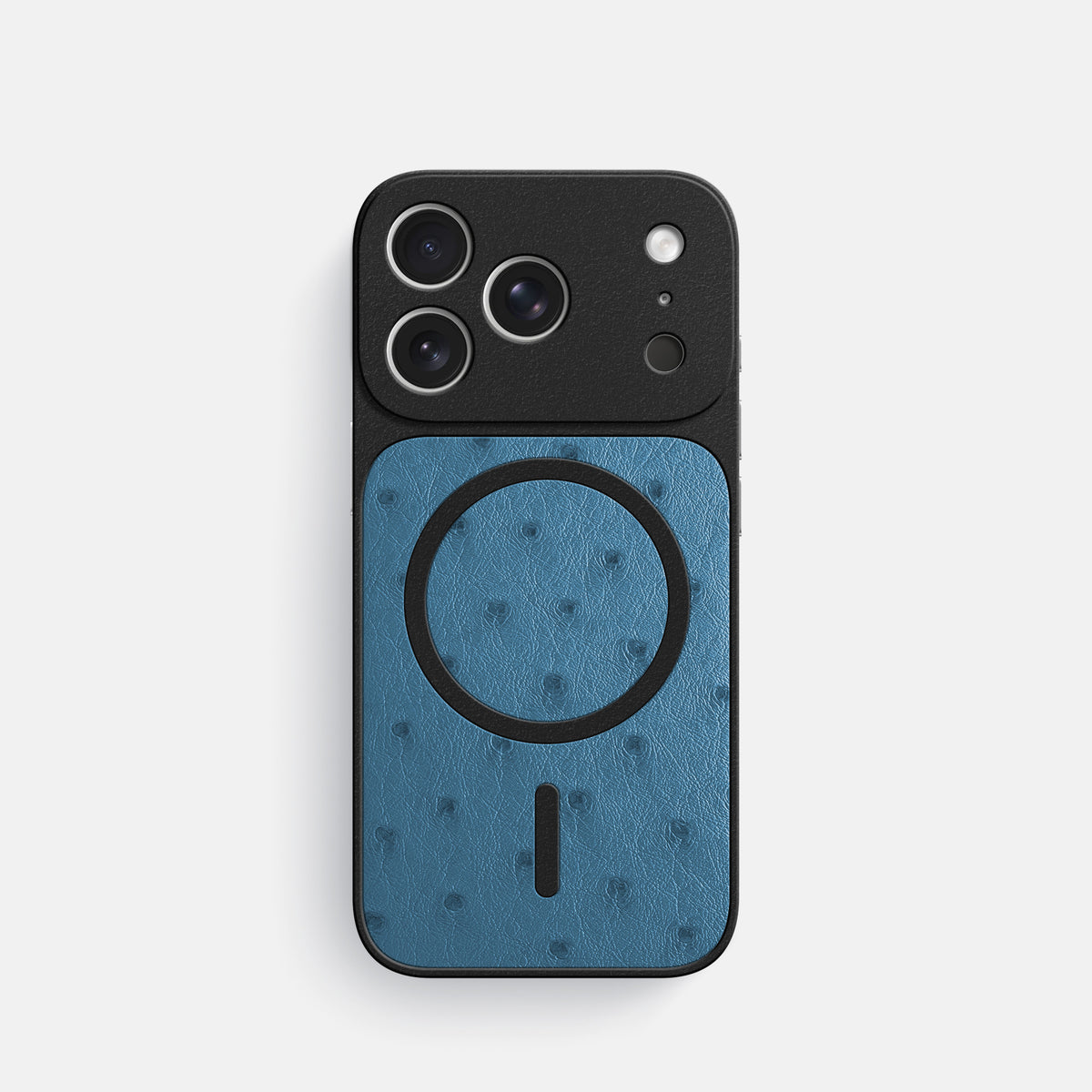 MagSafe Mask For iPhone 17 Pro In Ostrich -3 | Blue-Jeans