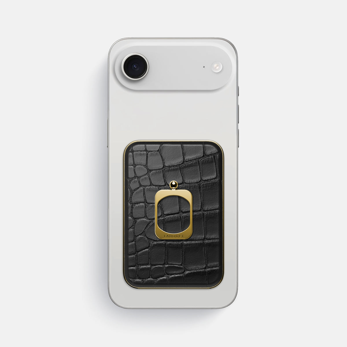 MagSafe Ring For iPhone 17 Air In Alligator -1 | Black-Gold