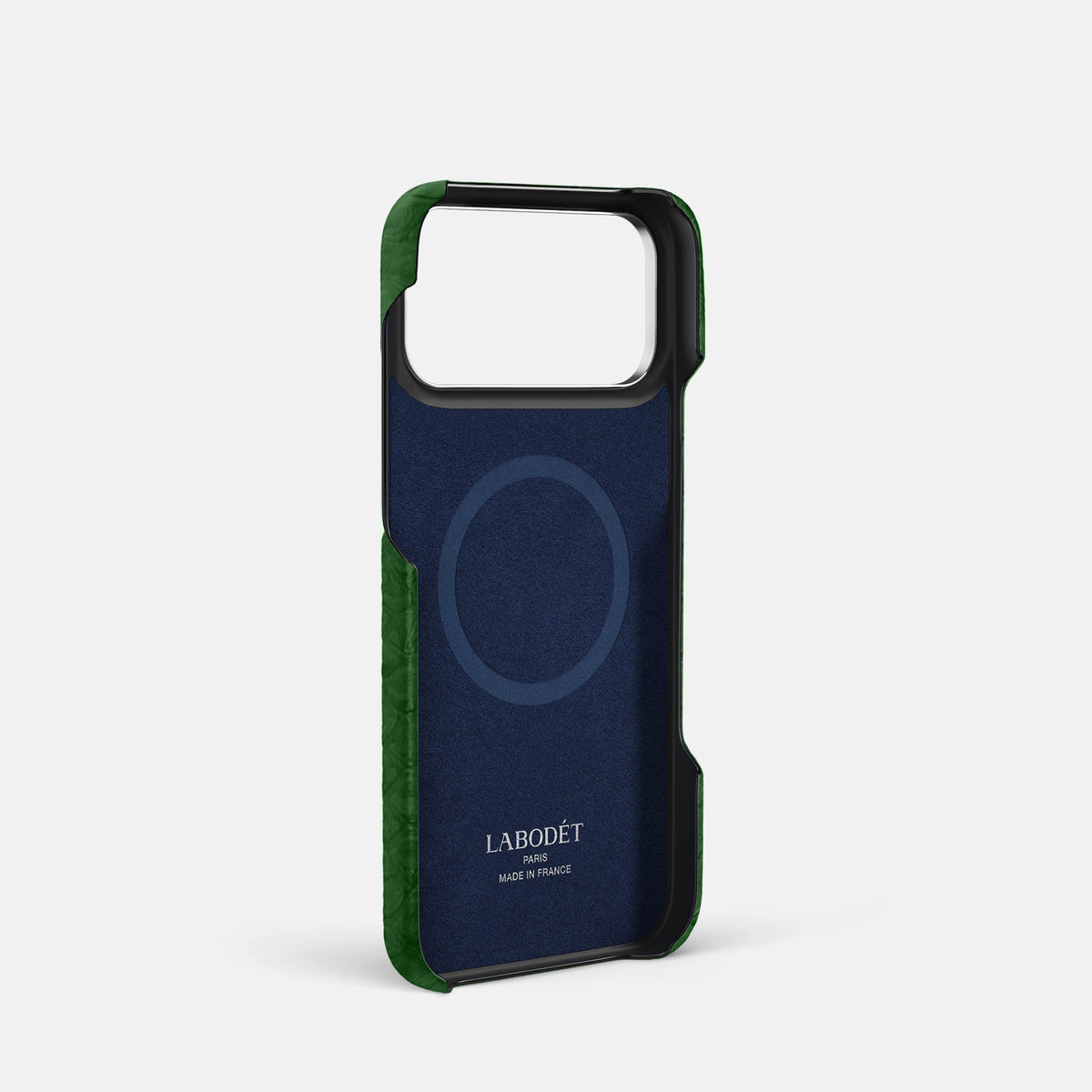 Handle Case For iPhone 18 Pro In Python -4 | Green-Steel