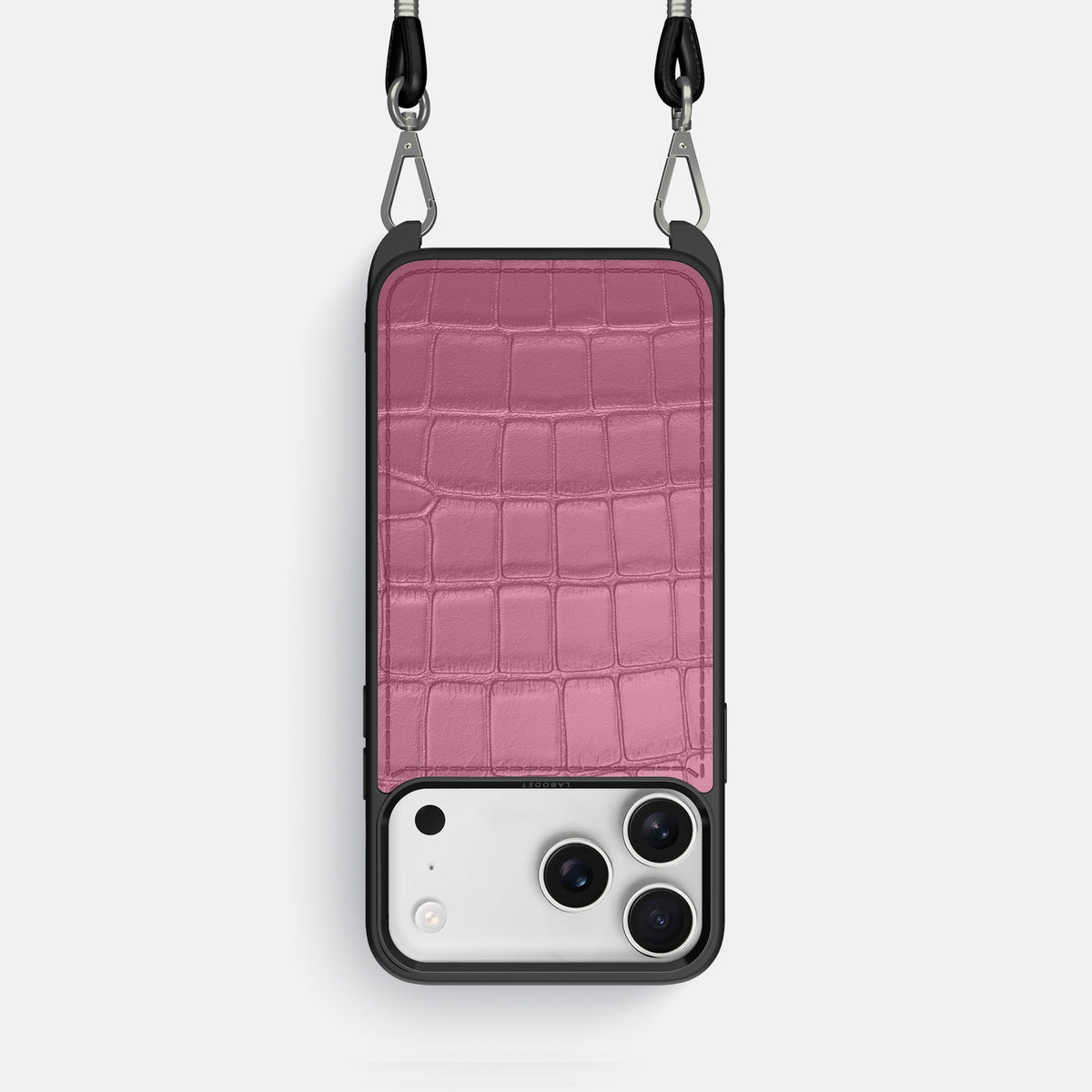 Crossbody Sport Case For iPhone 18 Pro In Alligator -1 | Pink-Lagoon