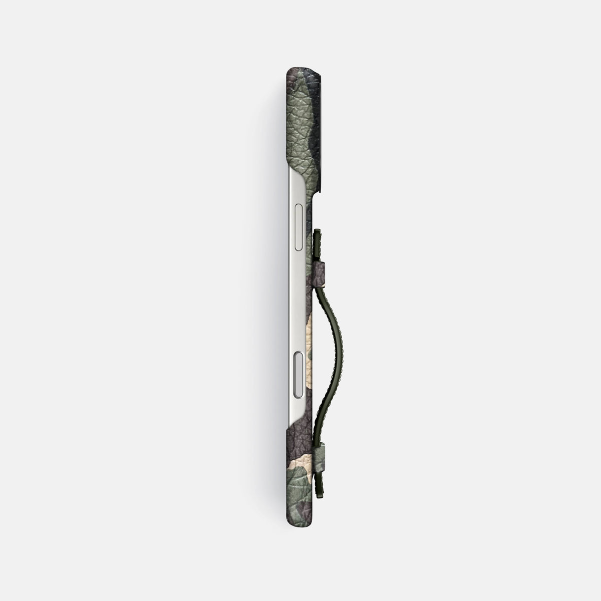 Handle Case For iPhone 17 Pro Max In Calf -3 | Camouflage-Black