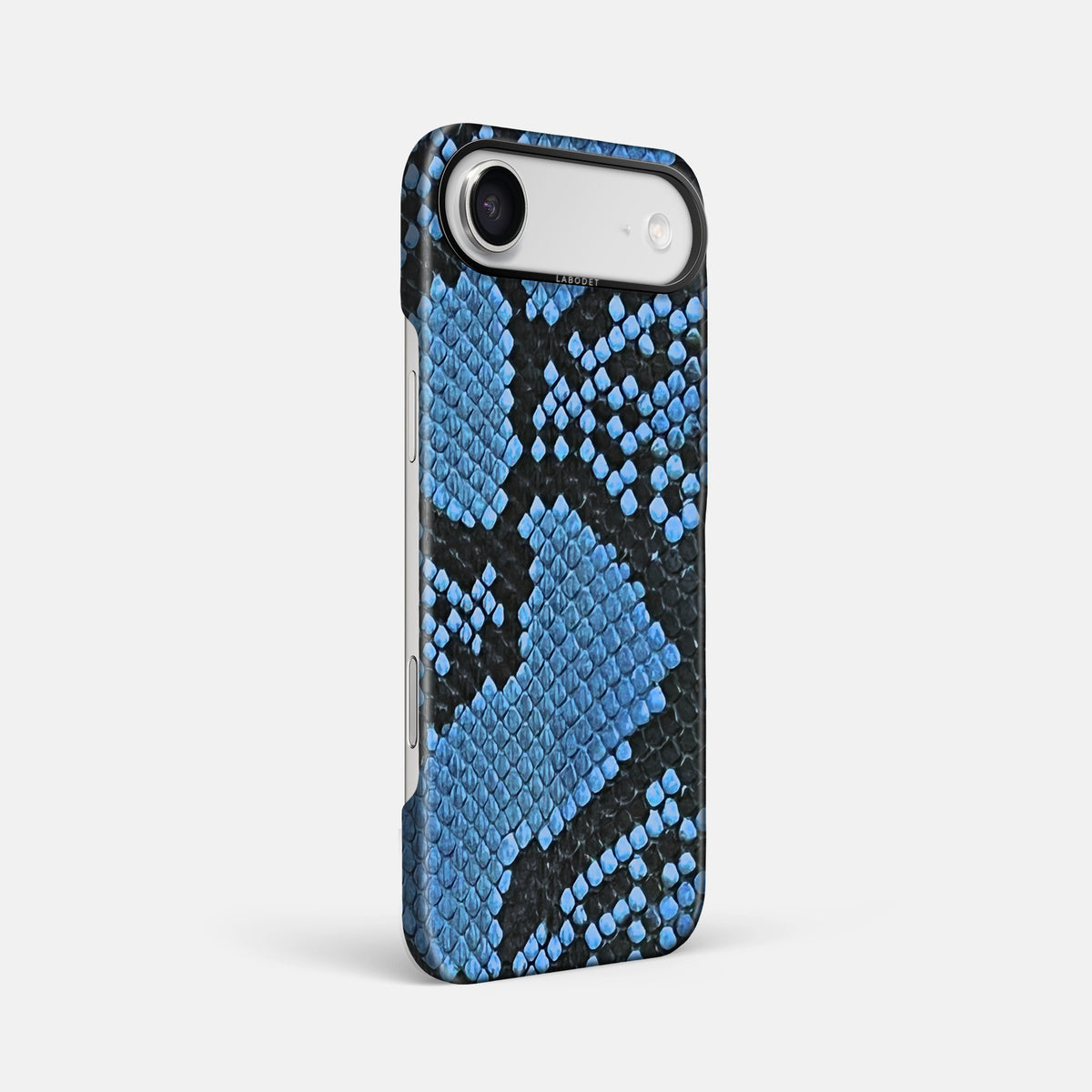 Classic Case For iPhone 17 Air In Deluxe Python -2 | Blue-Jeans-Black