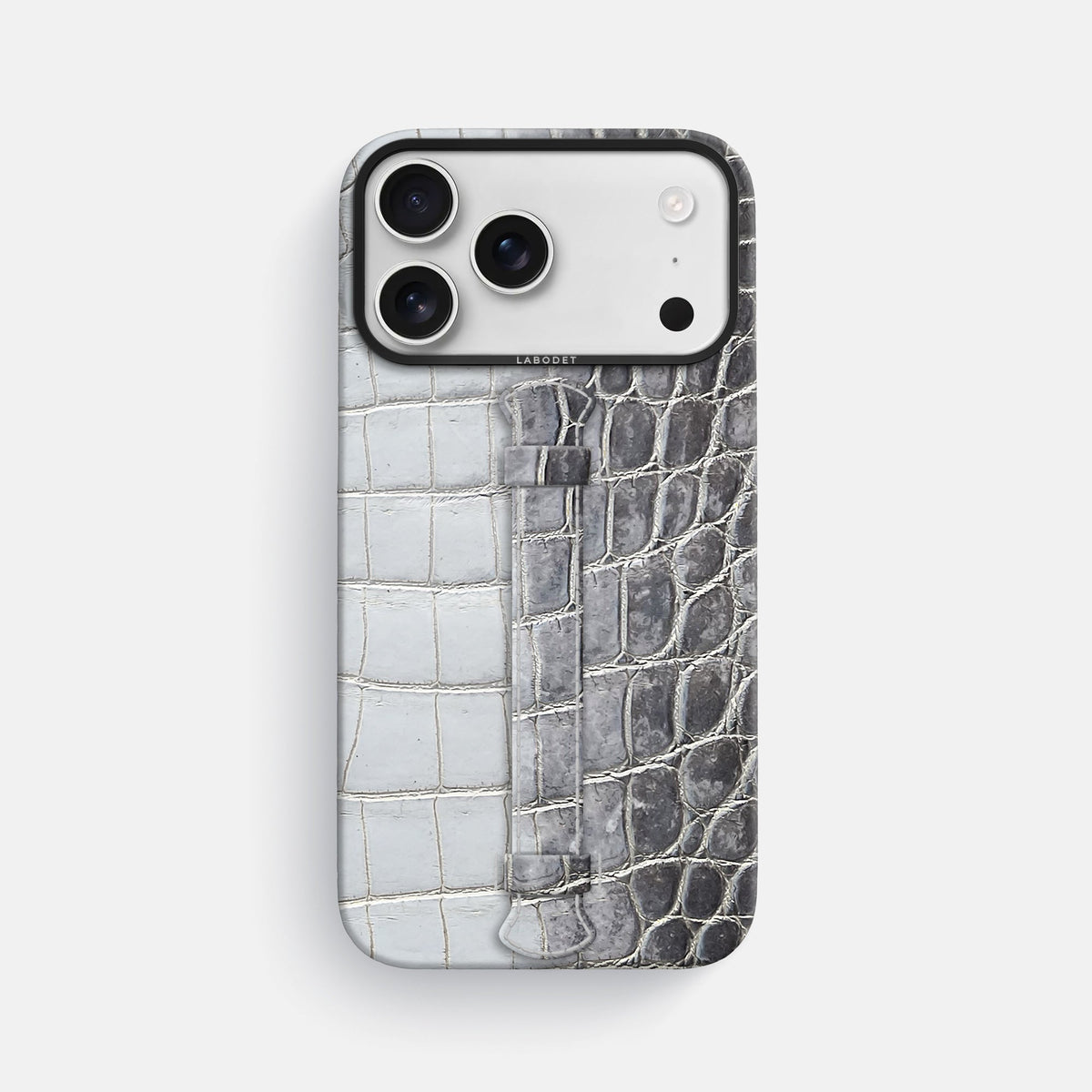 Center Handle For iPhone 17 Pro Max In Himalayan Crocodile