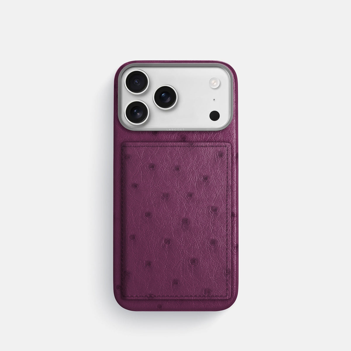 Bi-Fold Case For iPhone 18 Pro In Ostrich -1 | Purple-Steel