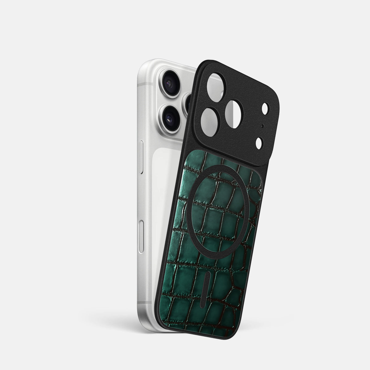 MagSafe Mask For iPhone 17 Pro In Patina Alligator -1 | Green