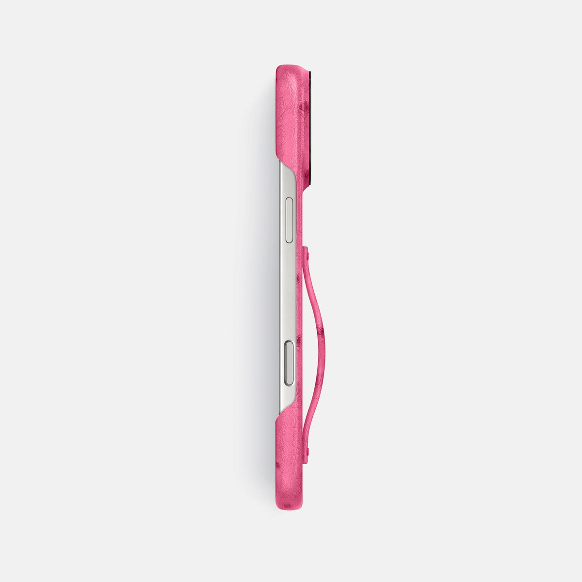 Finger Case For iPhone 18 Pro Max In Ostrich -3 | Pink-Black