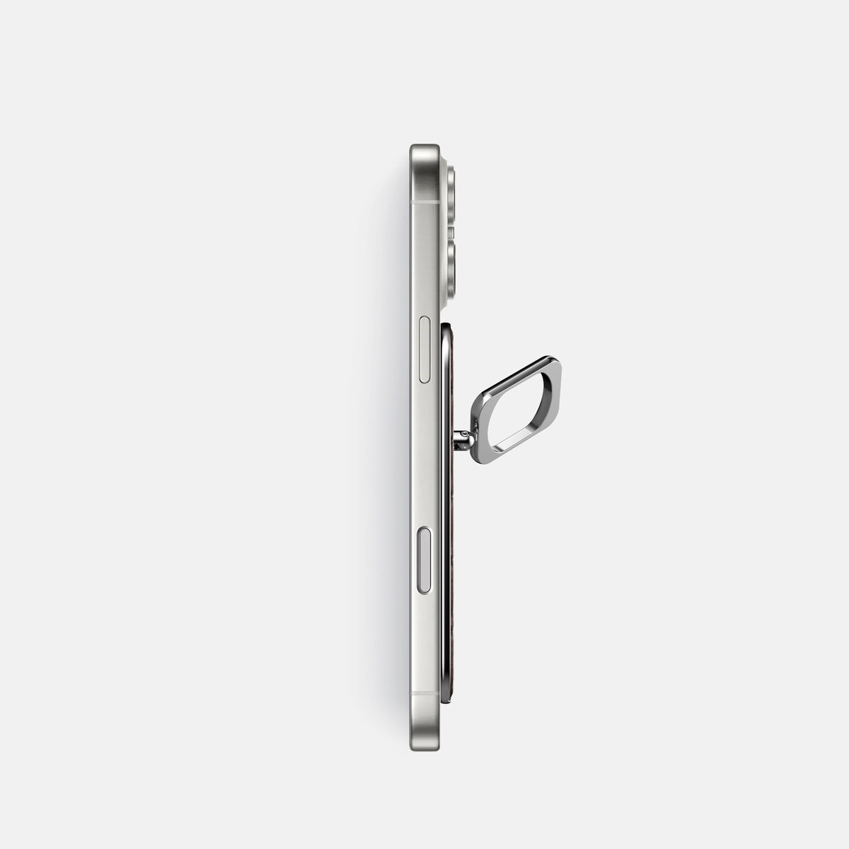 MagSafe Ring For iPhone 17 Pro In Alligator -3 | Dark-Brown-Steel