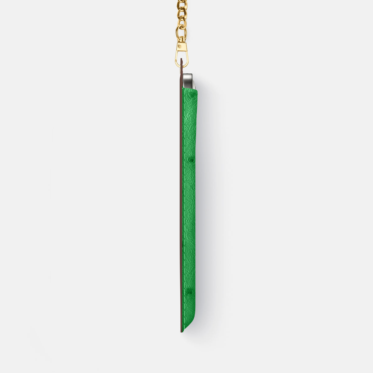 Crossbody Bag For iPhone 17 Air In Ostrich -4 | Kentucky-Green-Gold