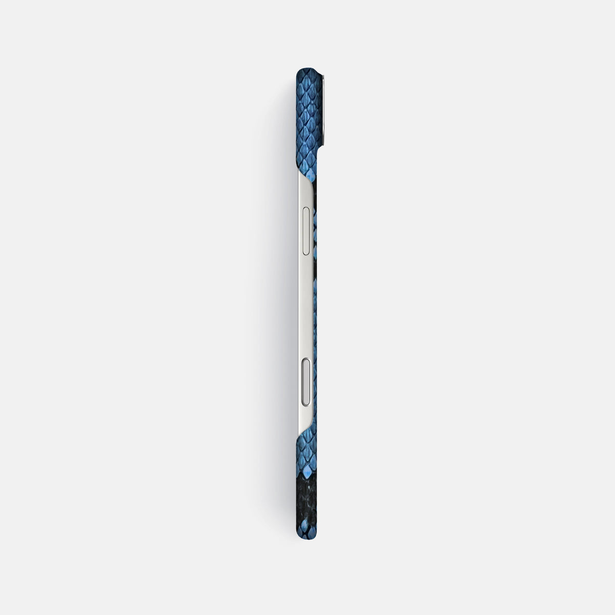 Classic Case For iPhone 17 Air In Deluxe Python -3 | Blue-Jeans-Steel