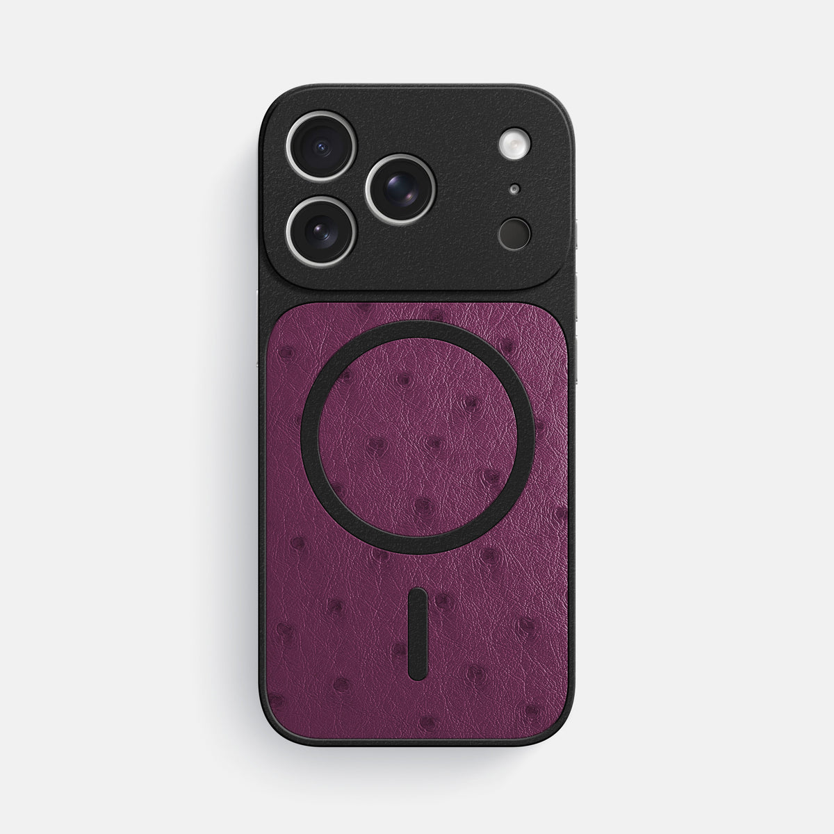 MagSafe Mask For iPhone 17 Pro Max In Ostrich -3 | Purple