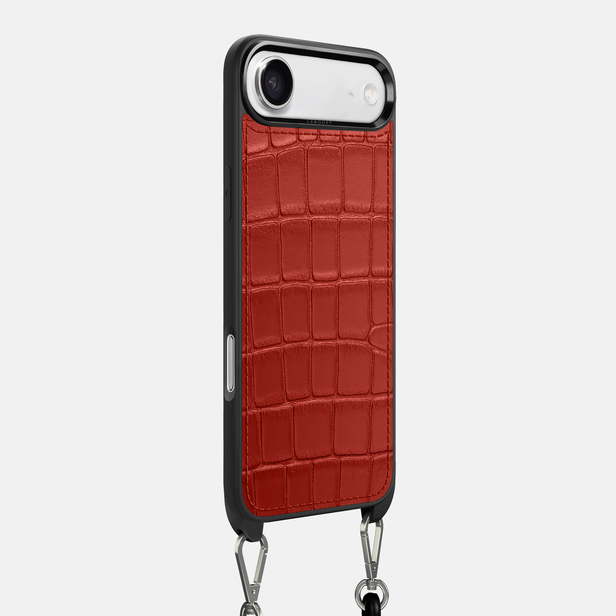 Crossbody Sport Case For iPhone 17 Air In Alligator -2 | Red