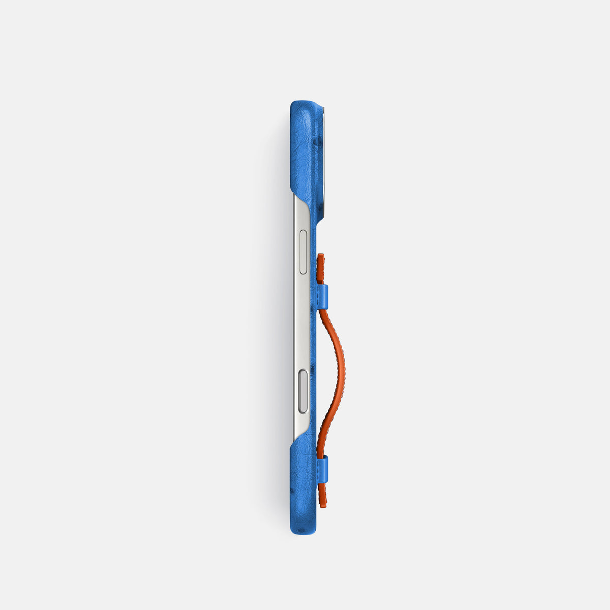 Handle Case Coloré For iPhone 17 Pro In Ostrich -3 | Royal-Blue-Steel