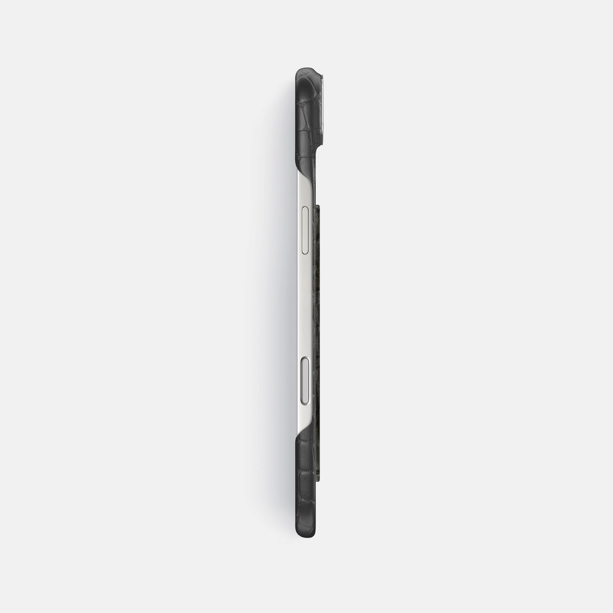 Classic Case With Carbon Dragon For iPhone 17 Air In Alligator -3 | Grey-Steel