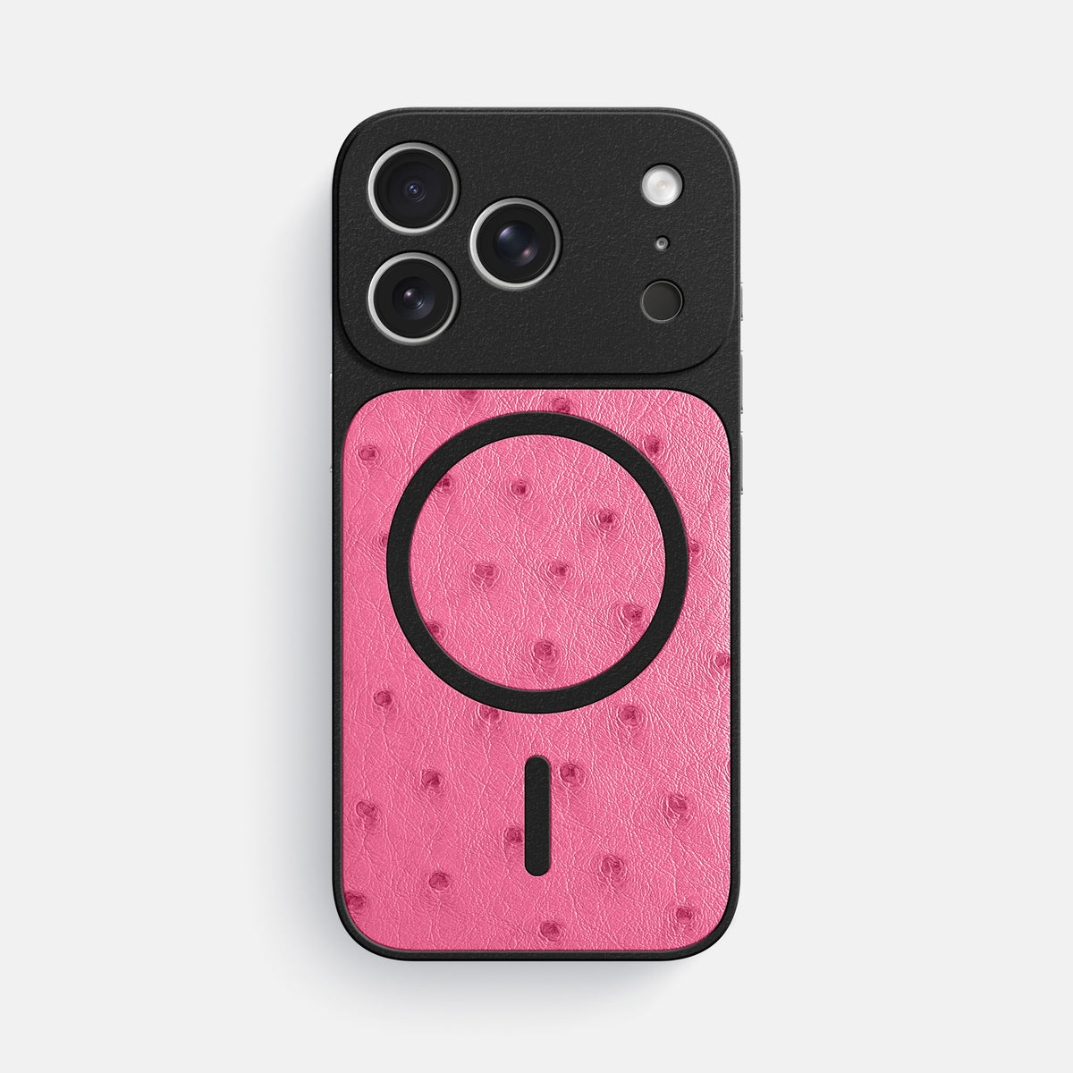 MagSafe Mask For iPhone 17 Pro Max In Ostrich -3 | Pink