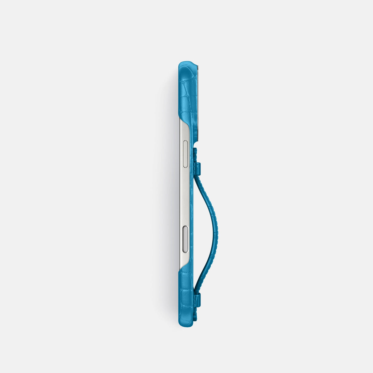 Center Handle For iPhone 18 Pro In Alligator -3 | Curaçao-Blue-Steel
