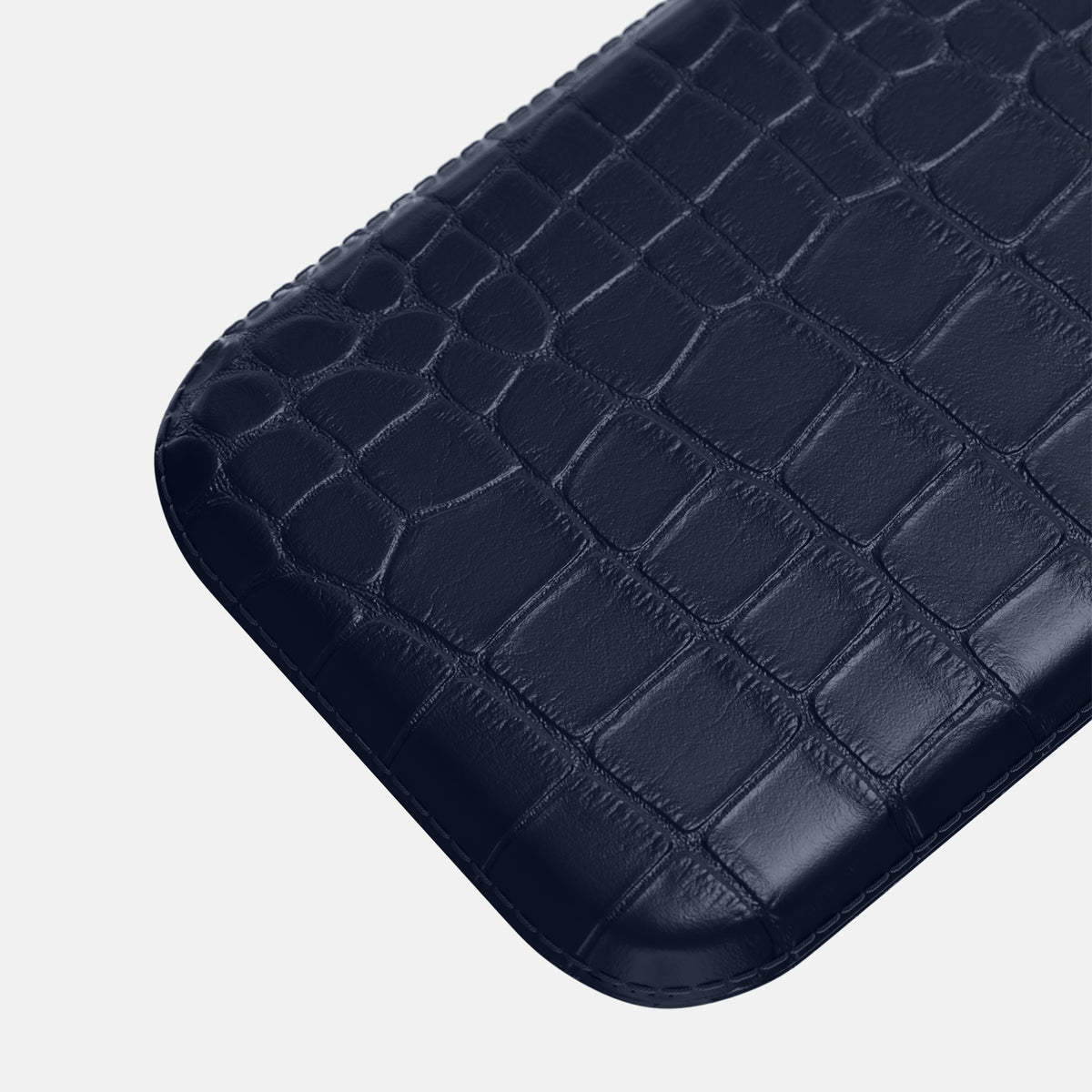 Pouch Case For iPhone 17 Air In Alligator -3 | Navy-Blue