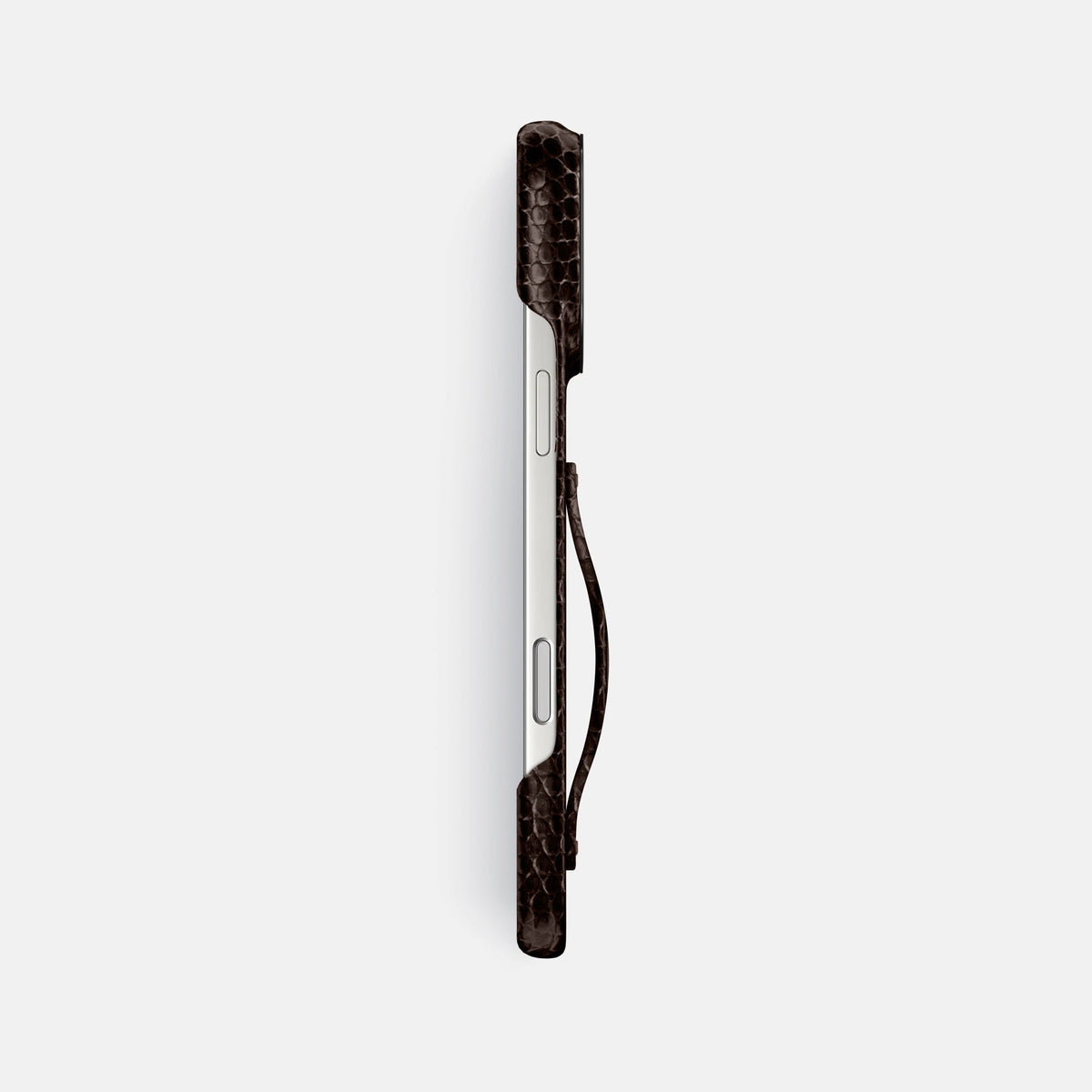 Finger Case For iPhone 18 Pro Max In Lizard -3 | Brown-Black