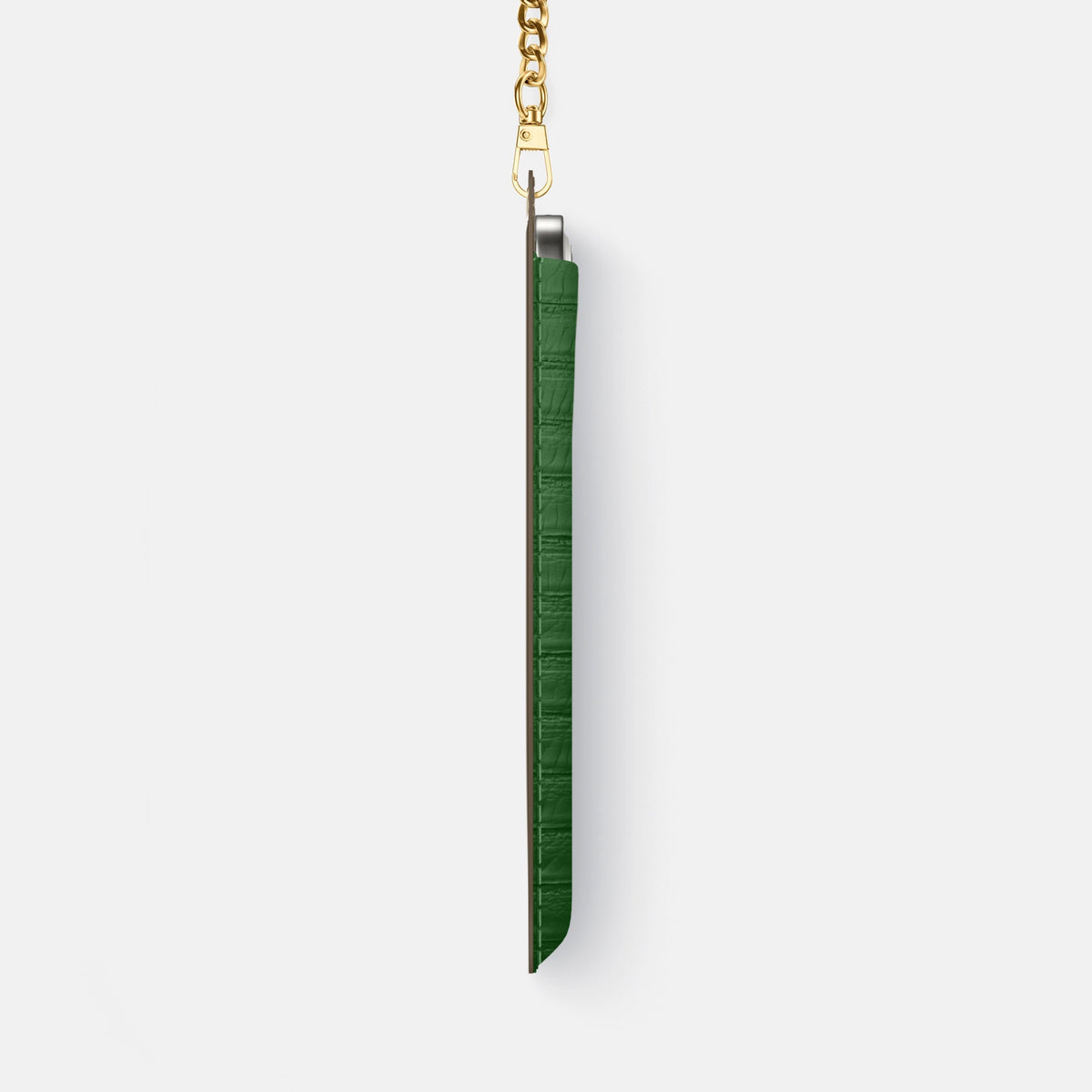 Crossbody Bag For iPhone 18 Pro Max In Python -4 | Green-Gold