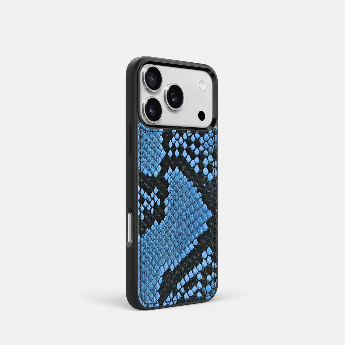 Sport Case For iPhone 18 Pro In Deluxe Python -2 | Blue-Jeans