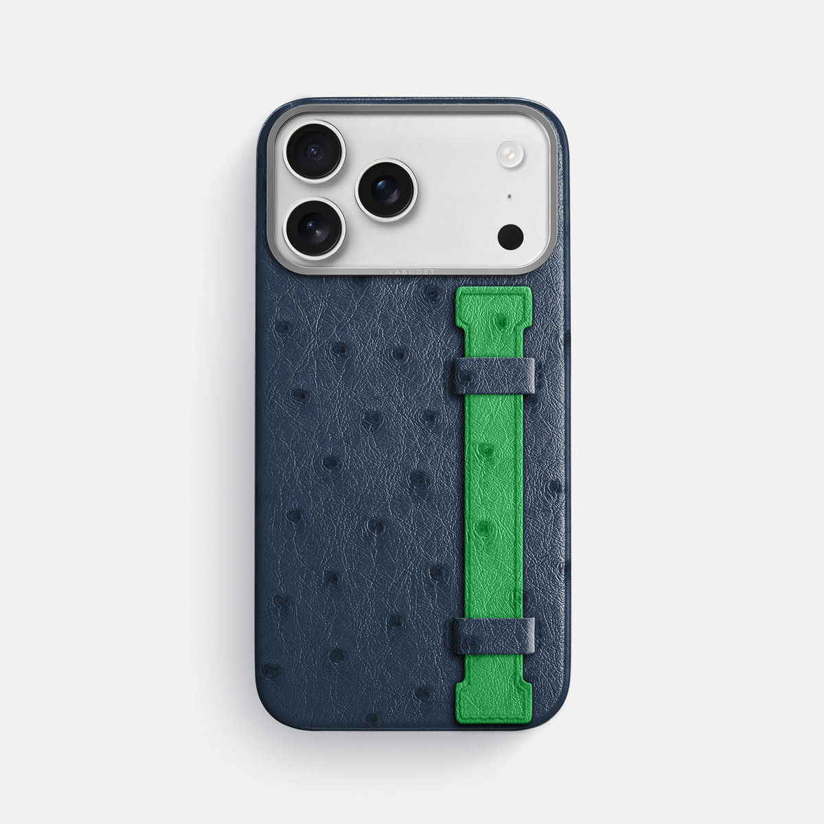 Handle Case Coloré For iPhone 17 Pro Max In Ostrich -1 | Navy-Blue-Steel