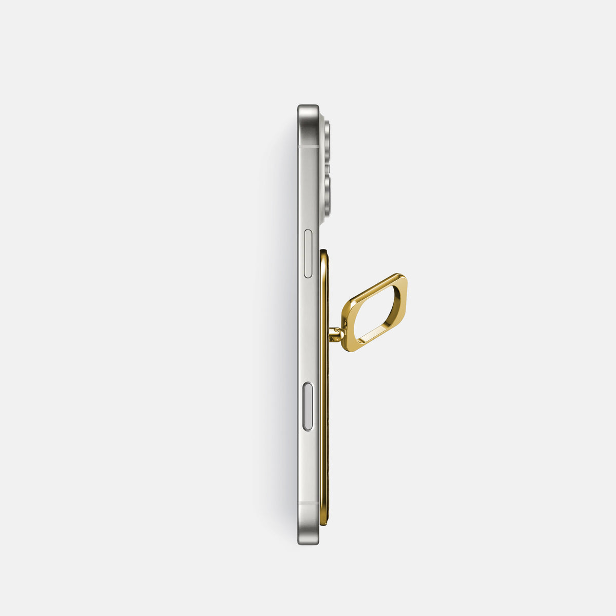 MagSafe Ring For iPhone 17 Pro In Porosus Crocodile -3 | Bronze-Gold