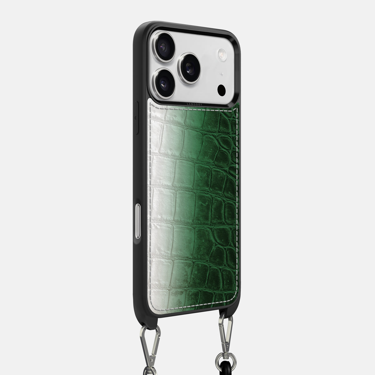 Crossbody Sport Case For iPhone 17 Pro Max In Himalayan Crocodile -2 | Green