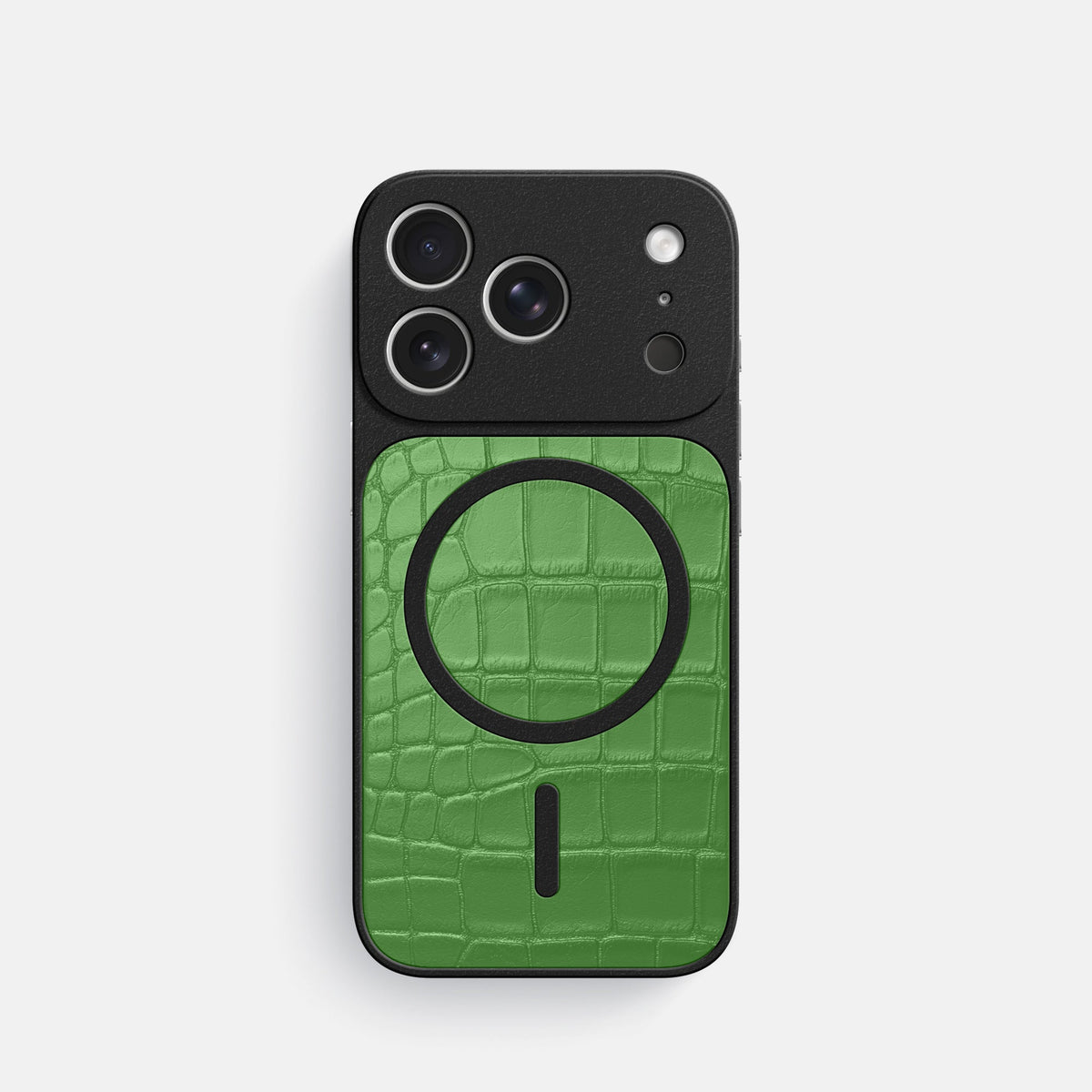 MagSafe Mask For iPhone 18 Pro In Alligator -3 | Apple-Green