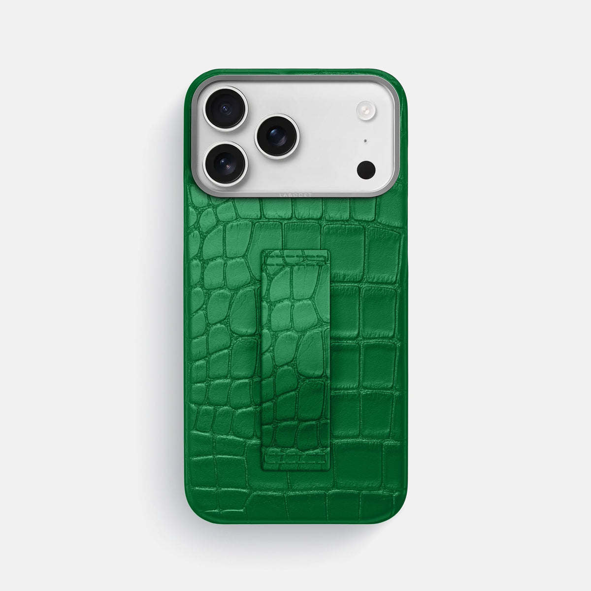 Finger Case For iPhone 18 Pro Max In Alligator -1 | Forest-Green-Steel