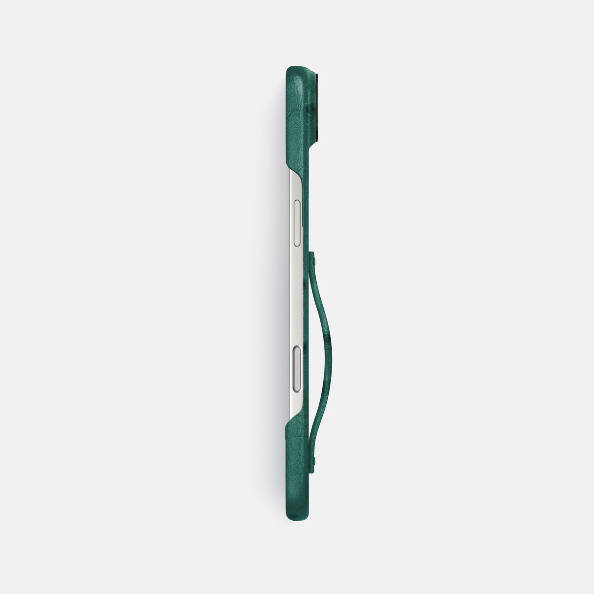 Finger Case For iPhone 17 Air In Ostrich -3 | Forest-Green-Black