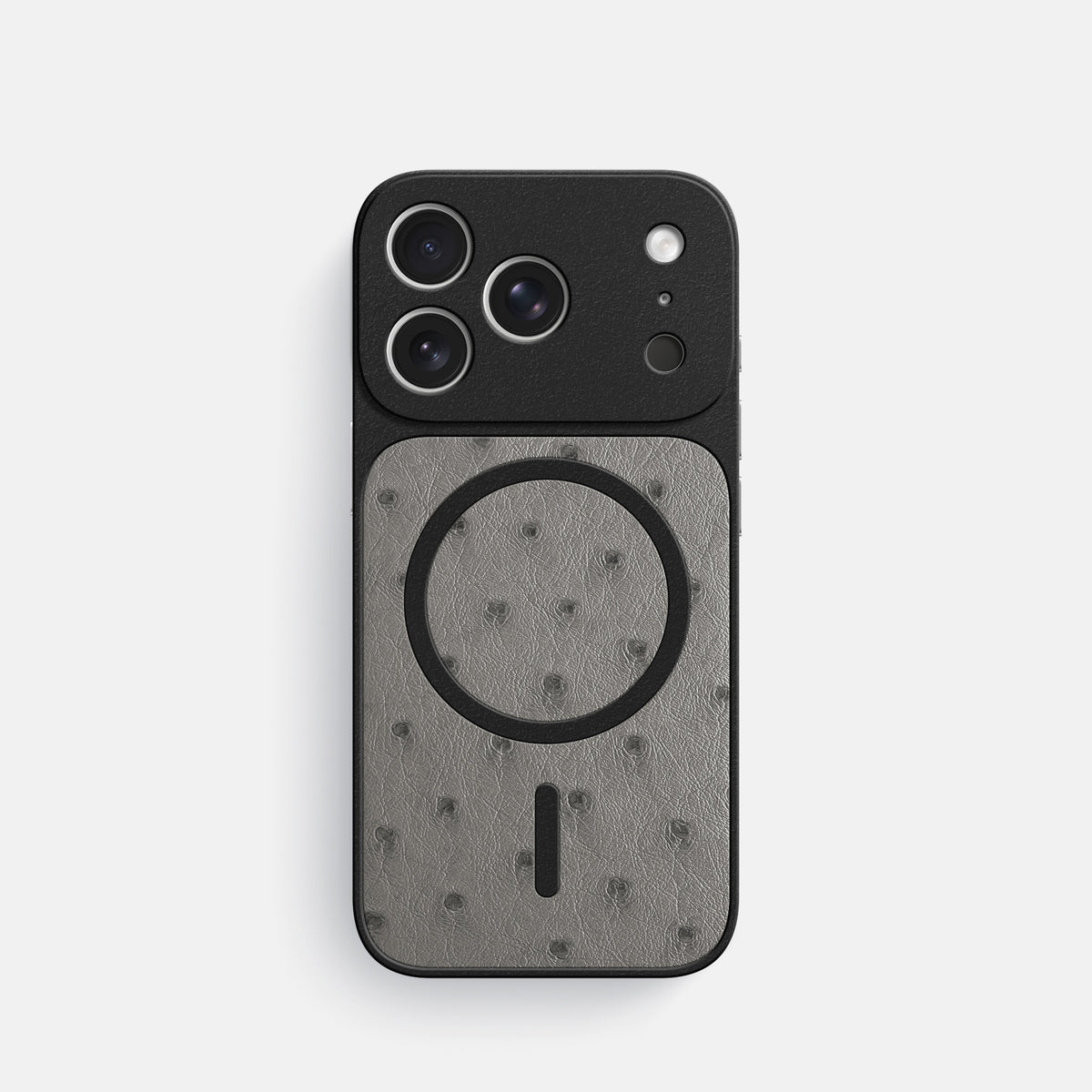 MagSafe Mask For iPhone 17 Pro In Ostrich -3 | Grey